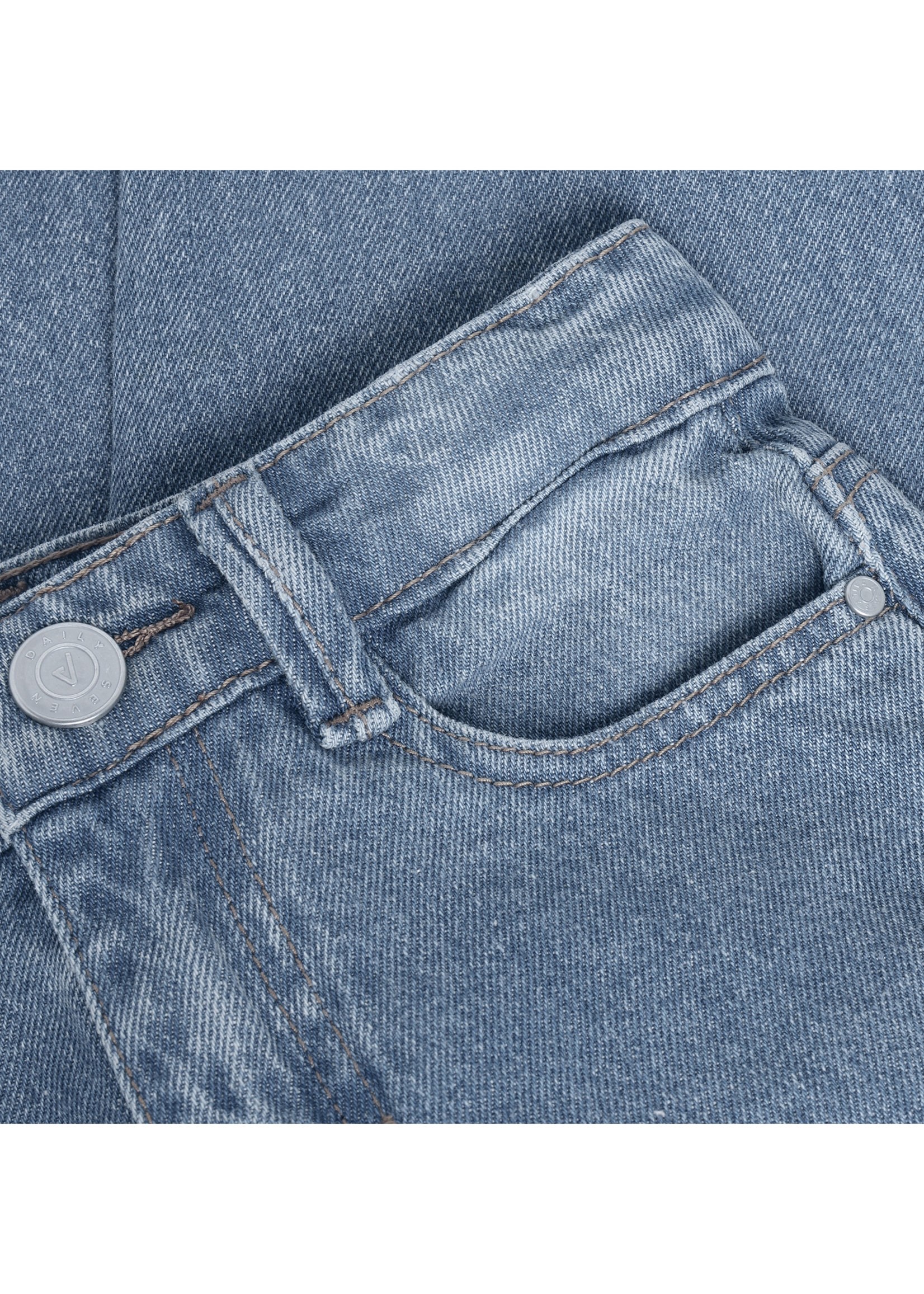 Daily 7 Denim Barrel Fit Pocket Blue Denim