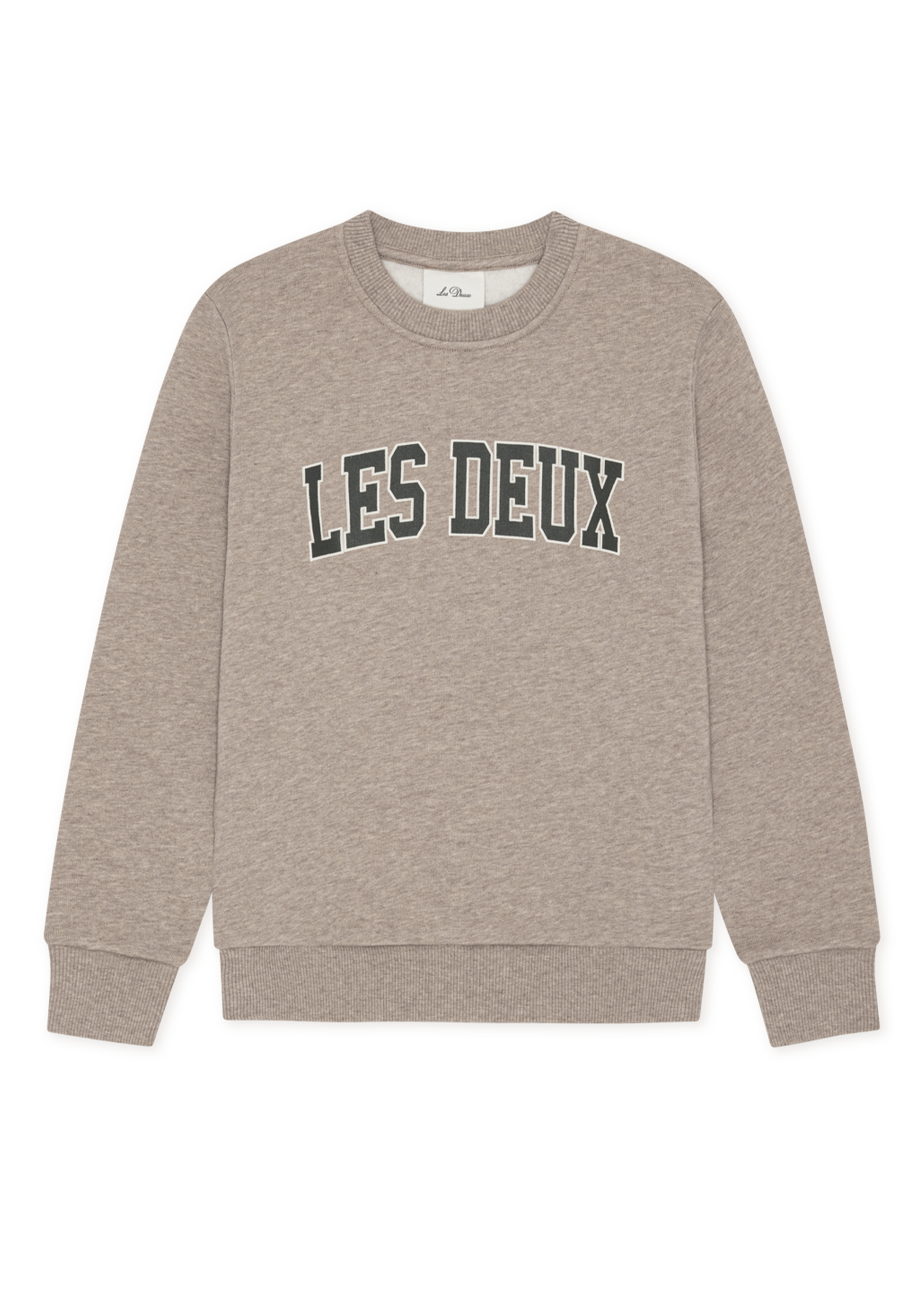 Les Deux College Sweatshirt | Dark Sand Melange