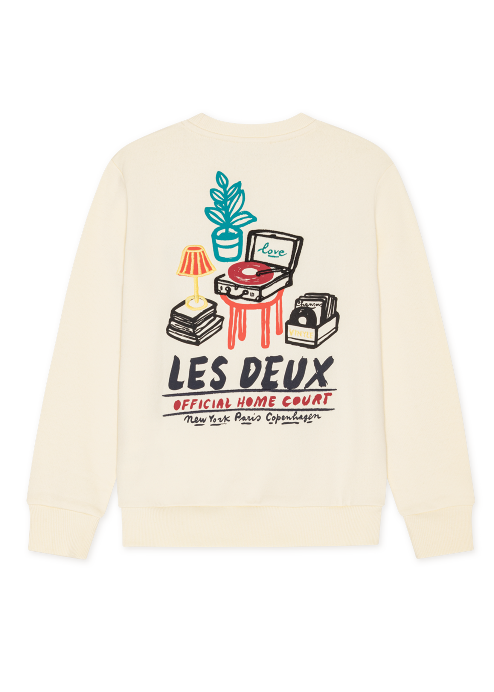 Les Deux Record Sweatshirt | Light Ivory