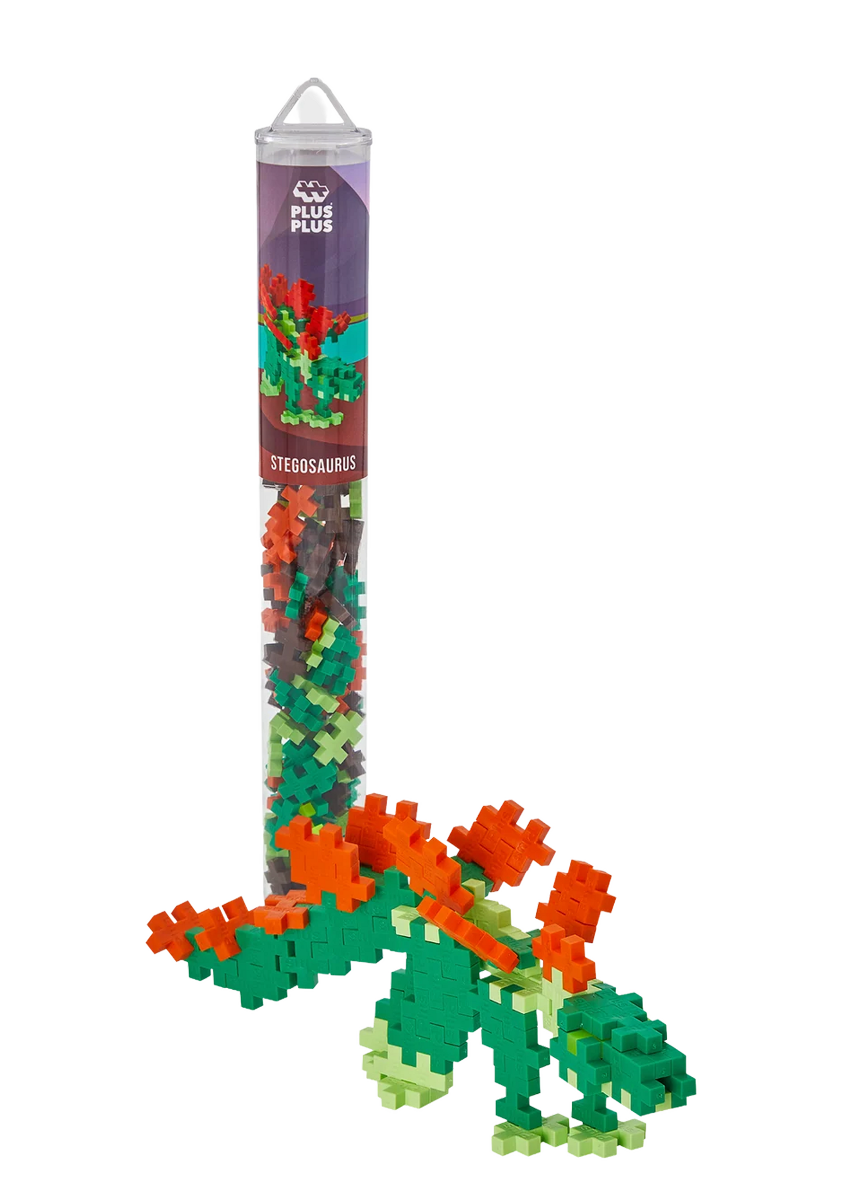 Plus-Plus Tube 100 stuks | Stegosaurus