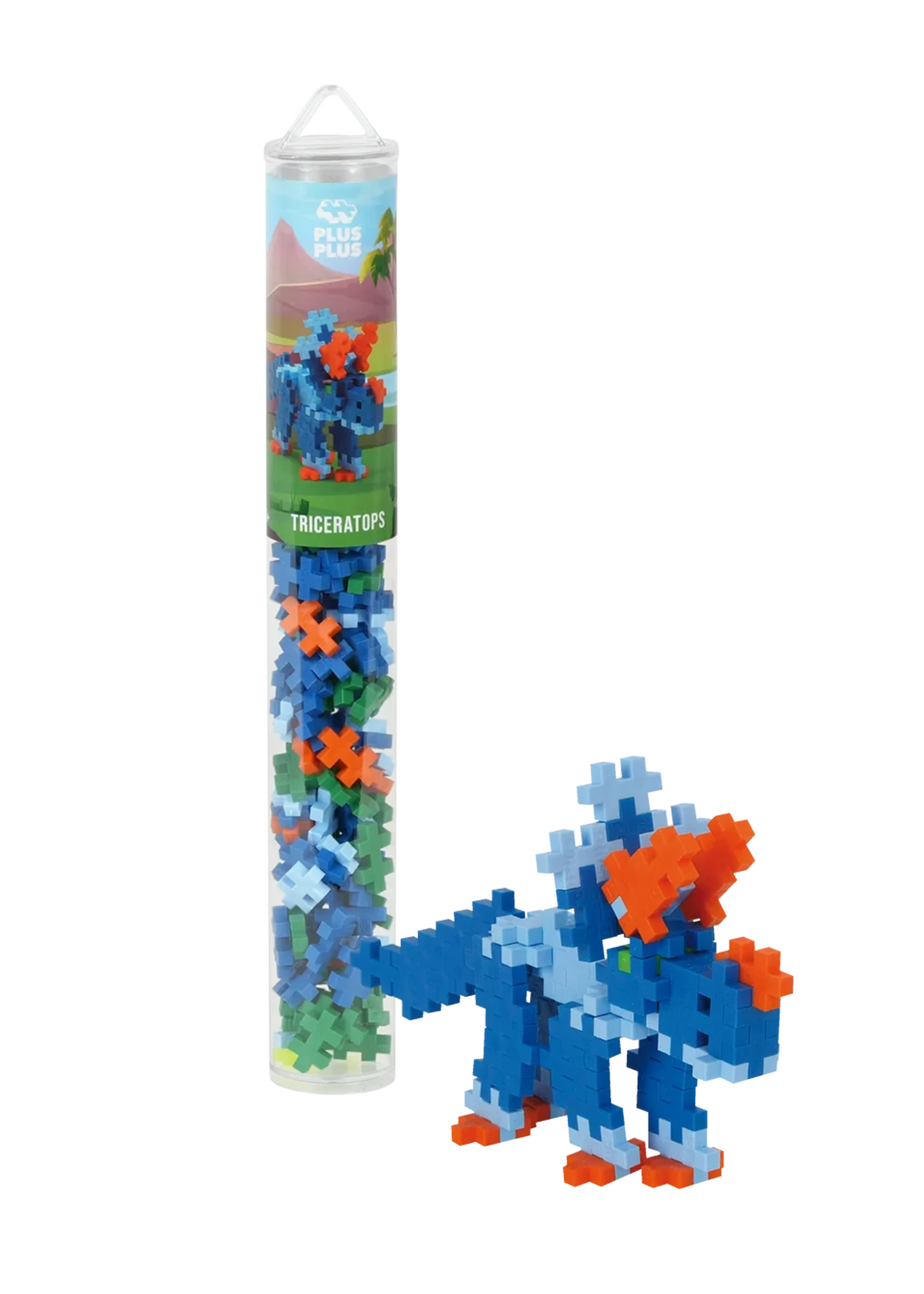 Plus-Plus Tube 100 stuks | Triceratops