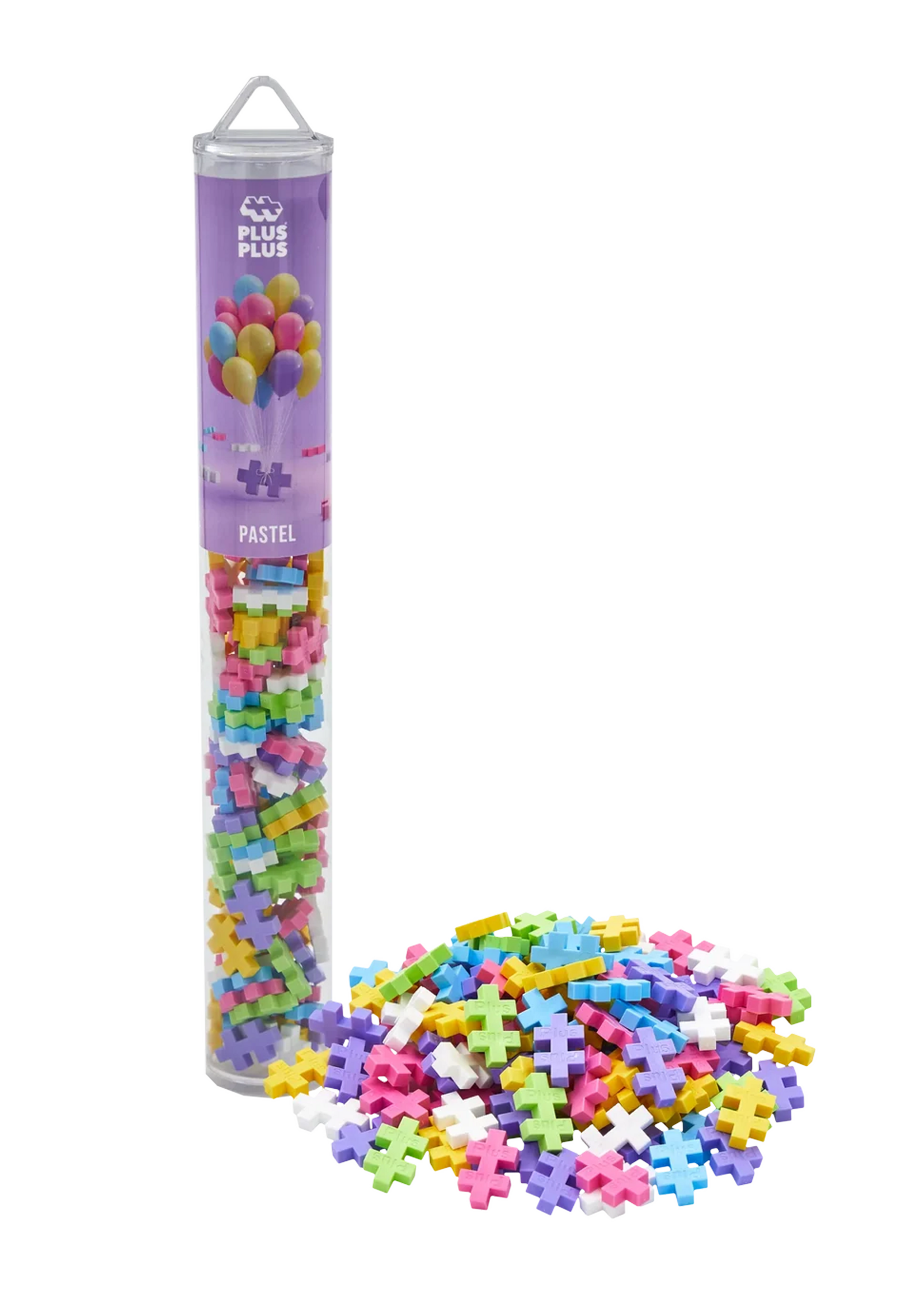 Plus-Plus Tube 100 stuks | Pastel