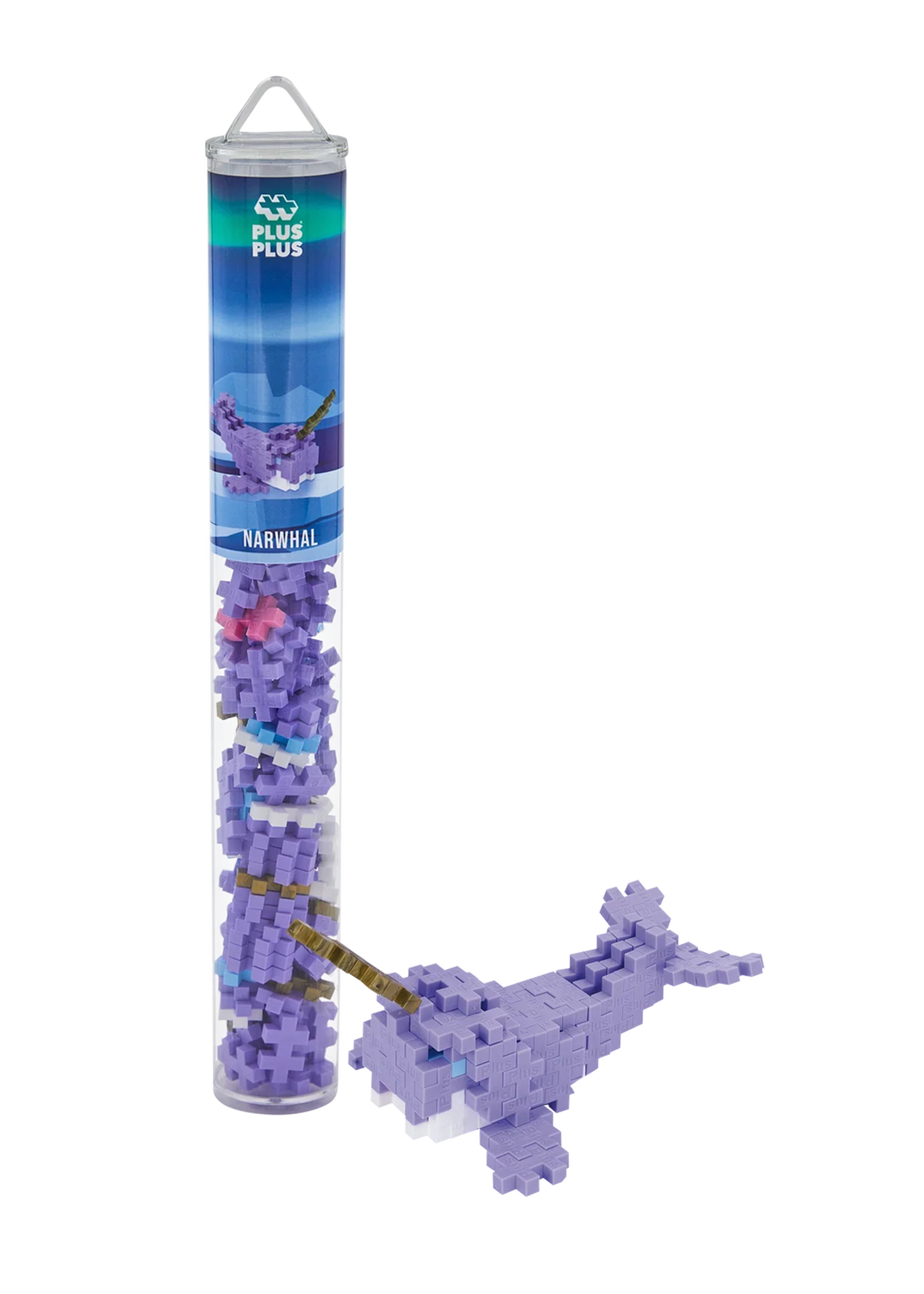 Plus-Plus Tube 100 stuks | Narwhal