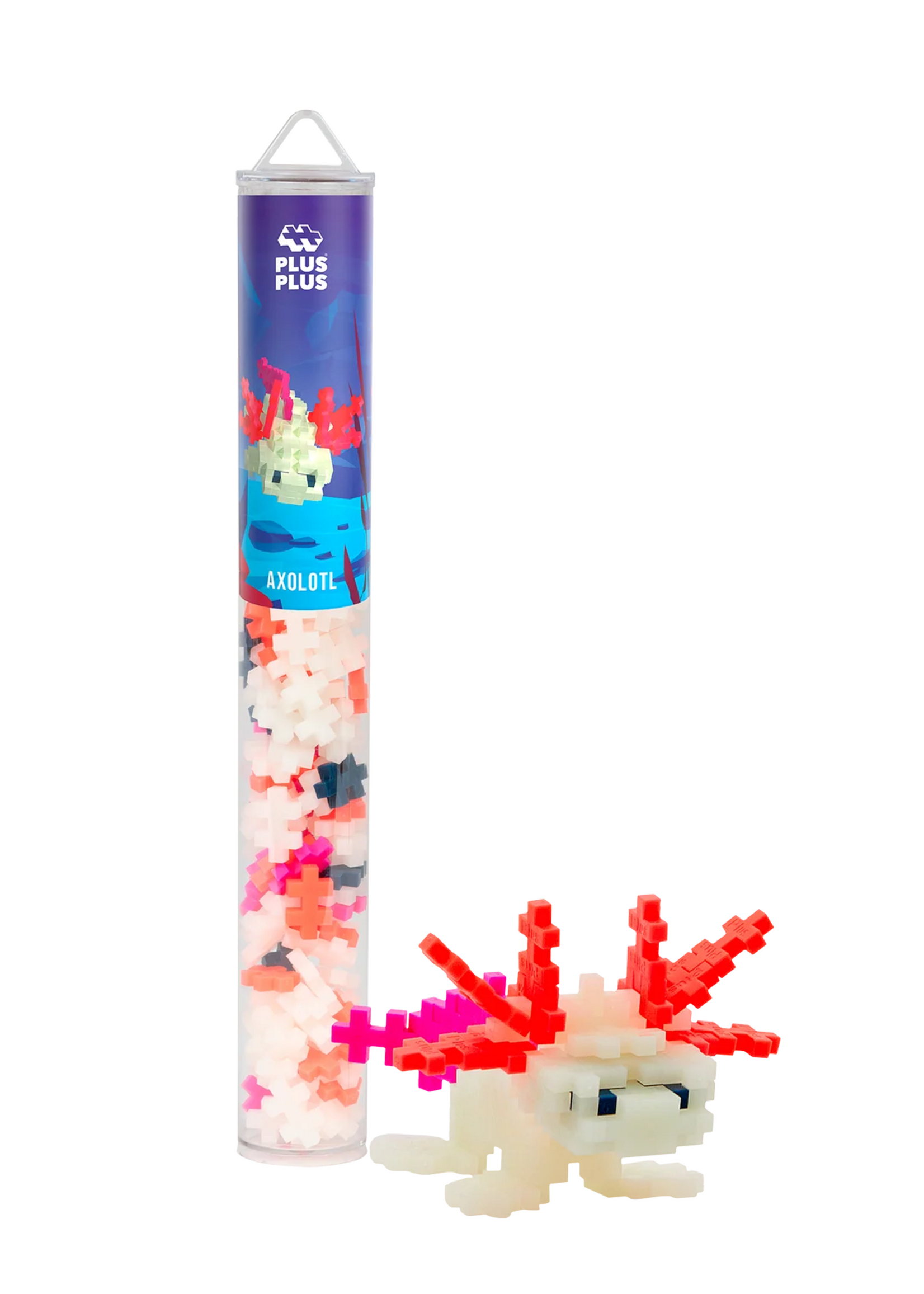 Plus-Plus Tube 100 stuks | Axolotl