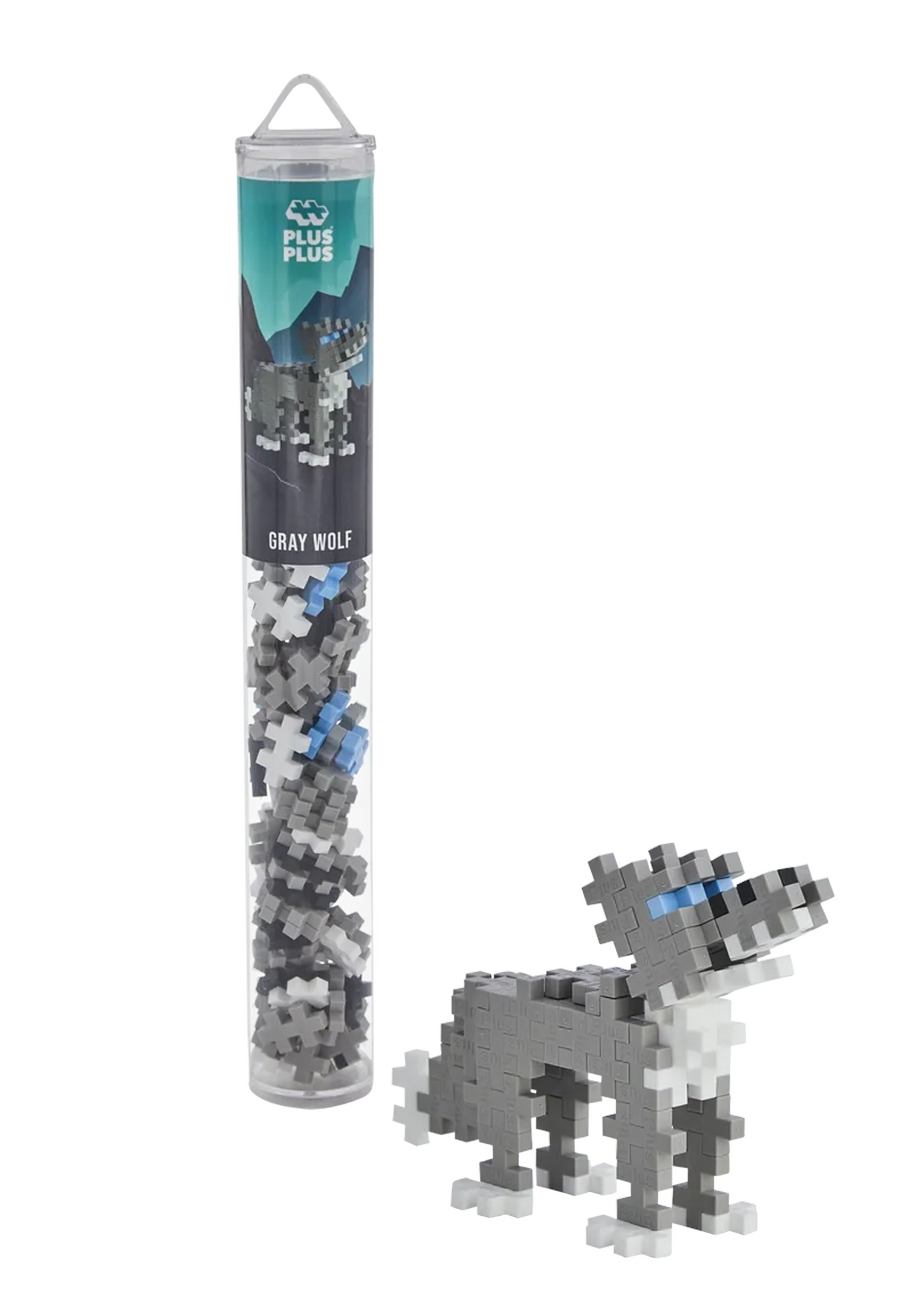 Plus-Plus Tube 100 stuks | Wolf