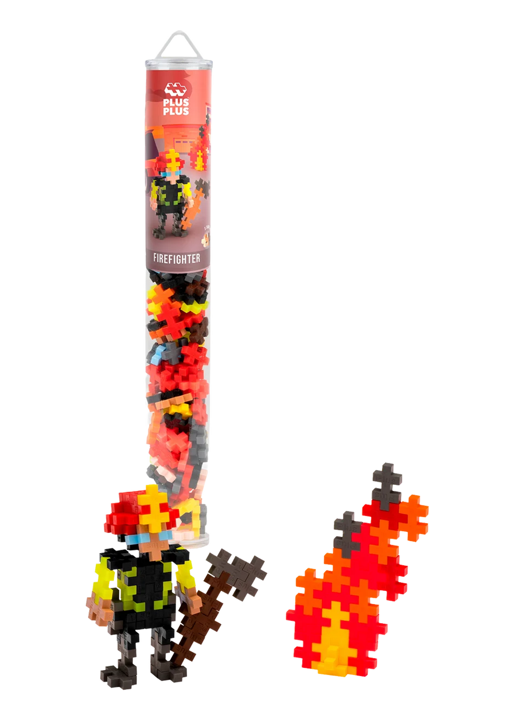 Plus-Plus Tube 100 stuks | Fire Fighter