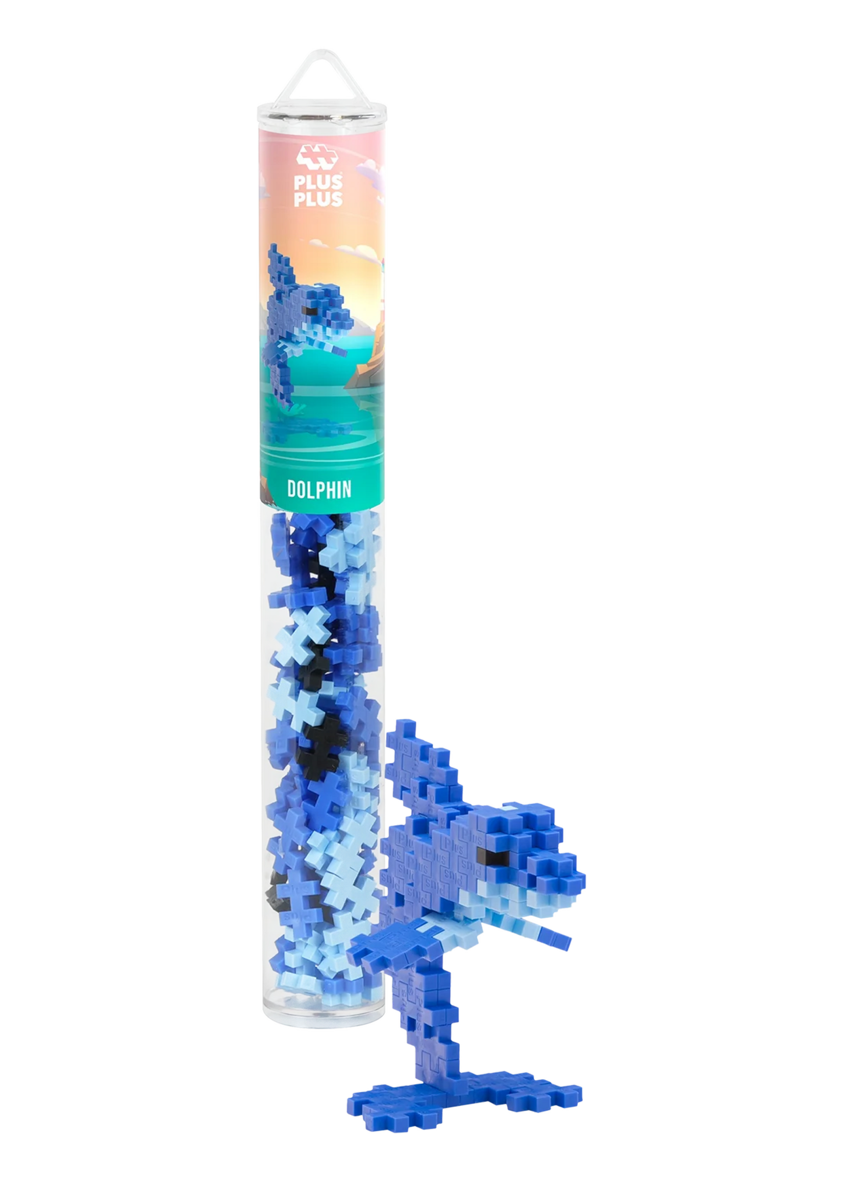 Plus-Plus Tube 100 stuks | Dolphin
