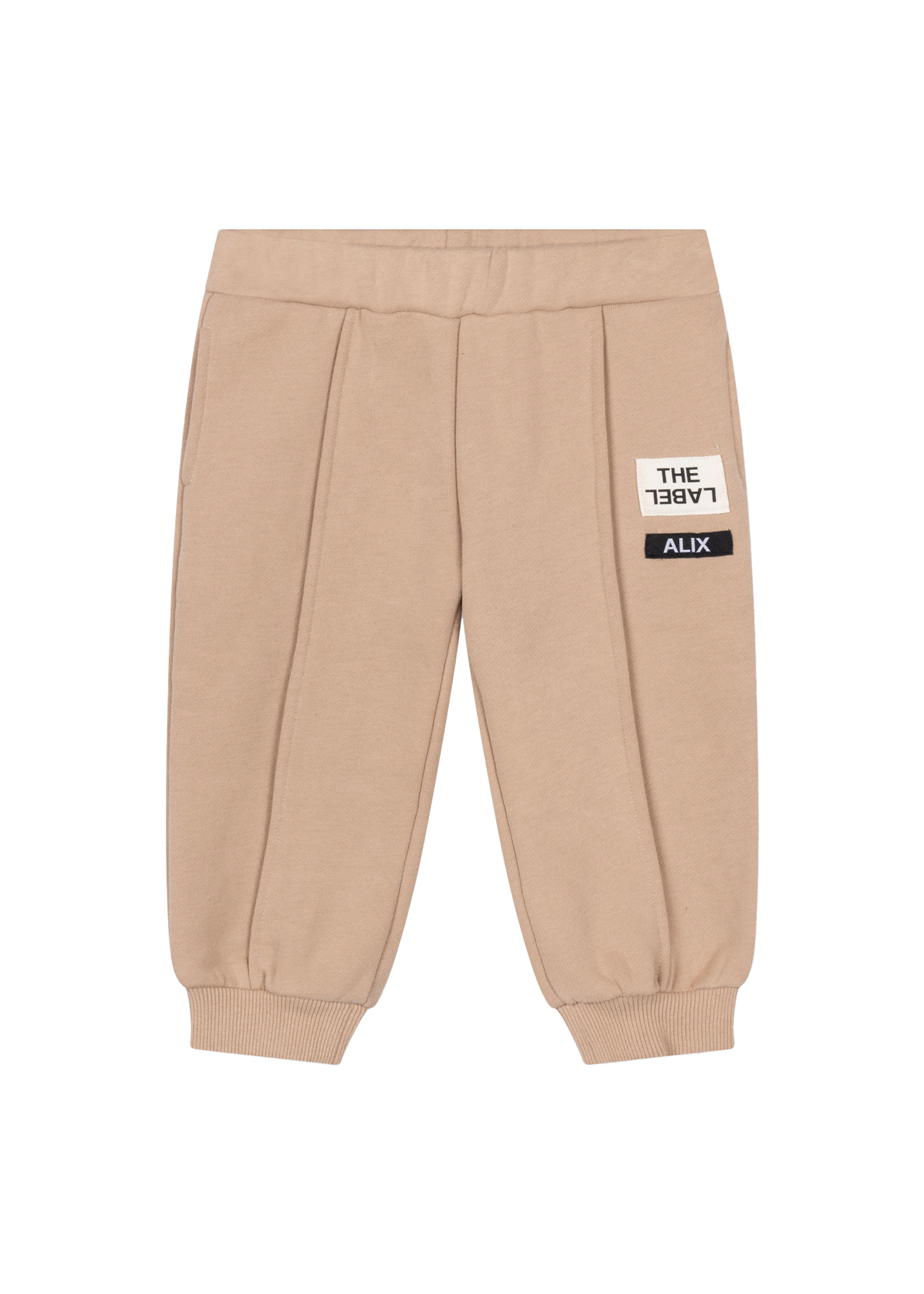 Alix Mini Baby Knitted Pintuck Pants | Sand