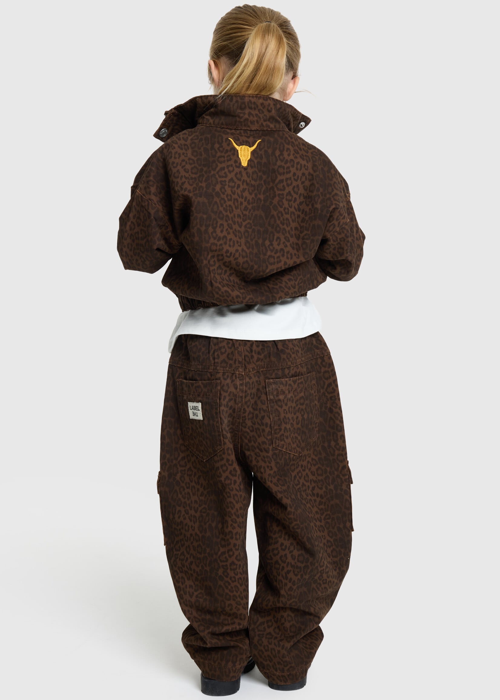 Alix Mini Woven Leopard Cargo Pants | Animal