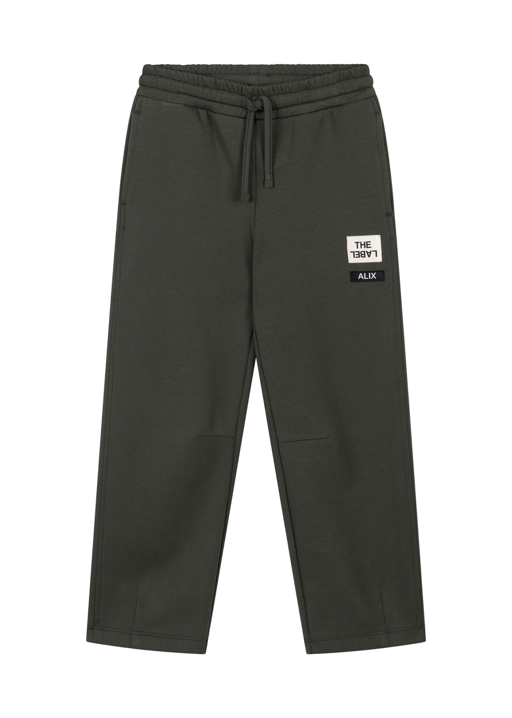 Alix Mini Knitted Interlock Barrel Pants | Army