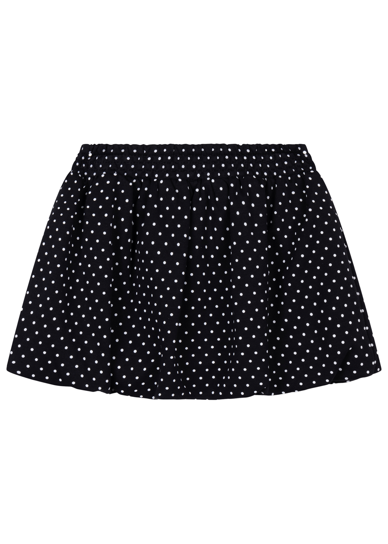 Alix Mini Woven Dot Skirt | Black & White
