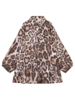 Alix Mini Woven Jaguar Dress | Animal