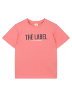 Alix Mini Knitted The Label T-Shirt | Bright Coral