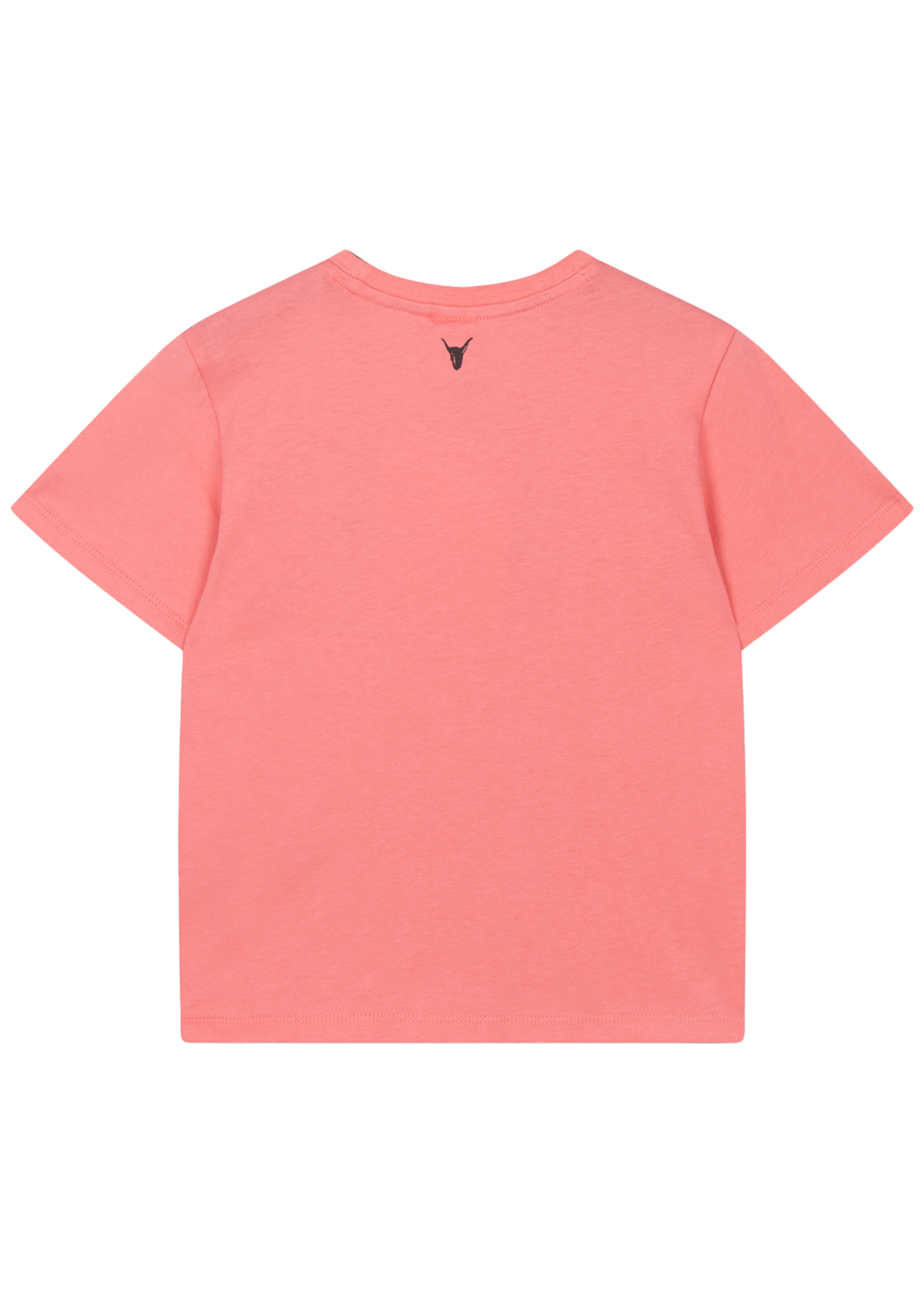 Alix Mini Knitted The Label T-Shirt | Bright Coral
