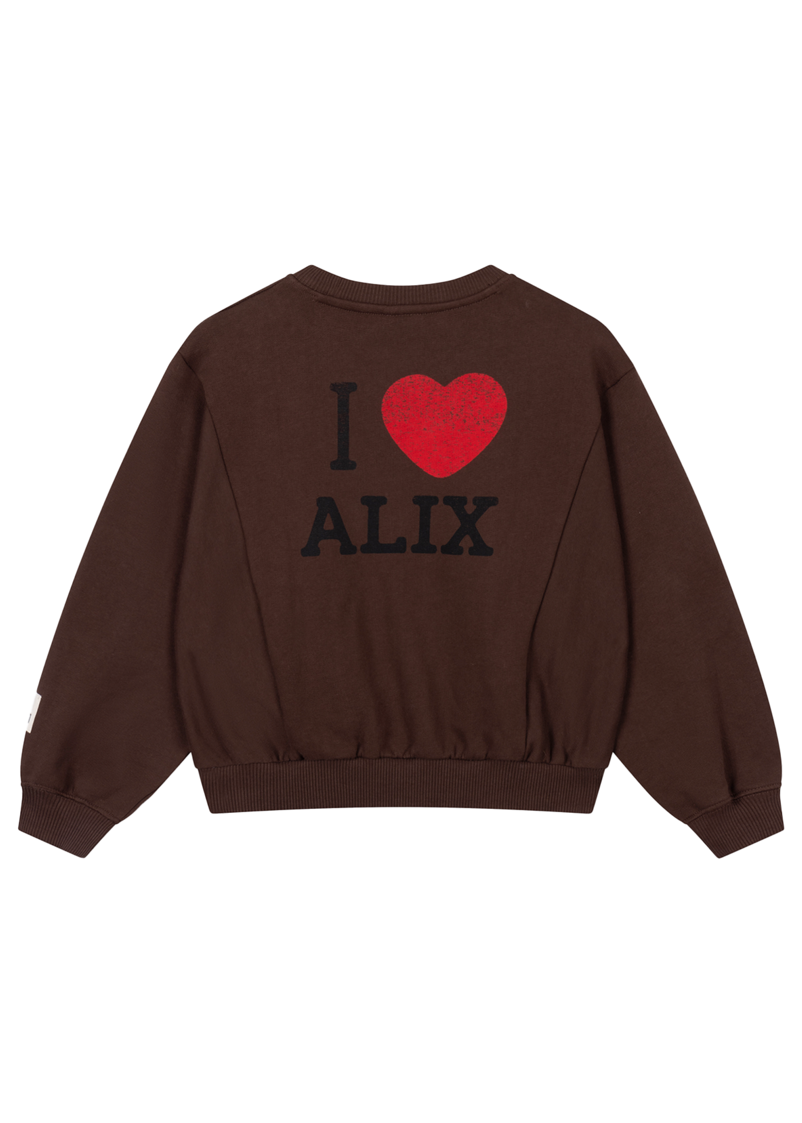 Alix Mini Knitted Batwing Sweater | Warm Brown