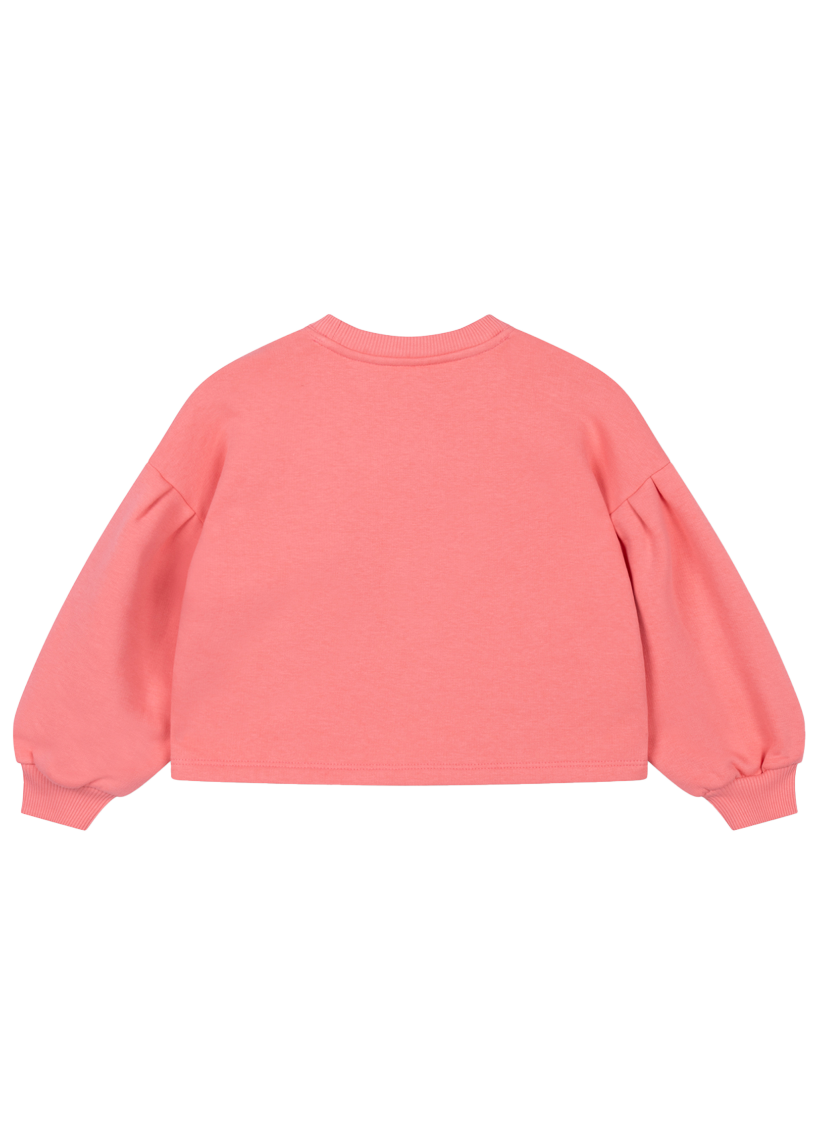 Alix Mini Knitted Cropped Sweater | Bright Coral