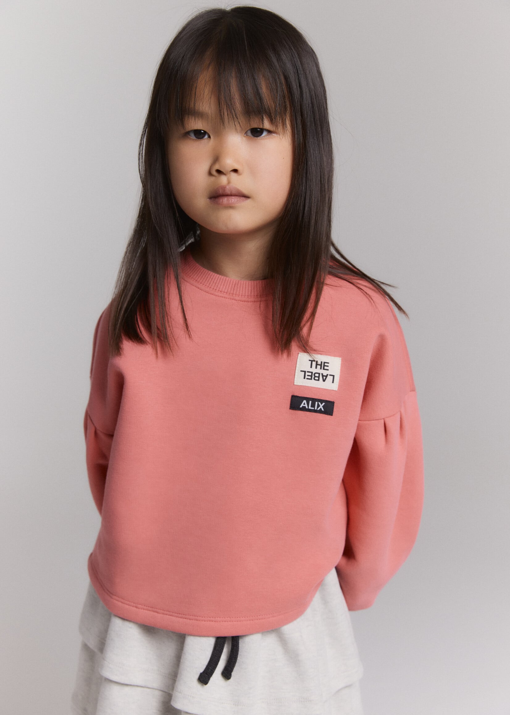 Alix Mini Knitted Cropped Sweater | Bright Coral