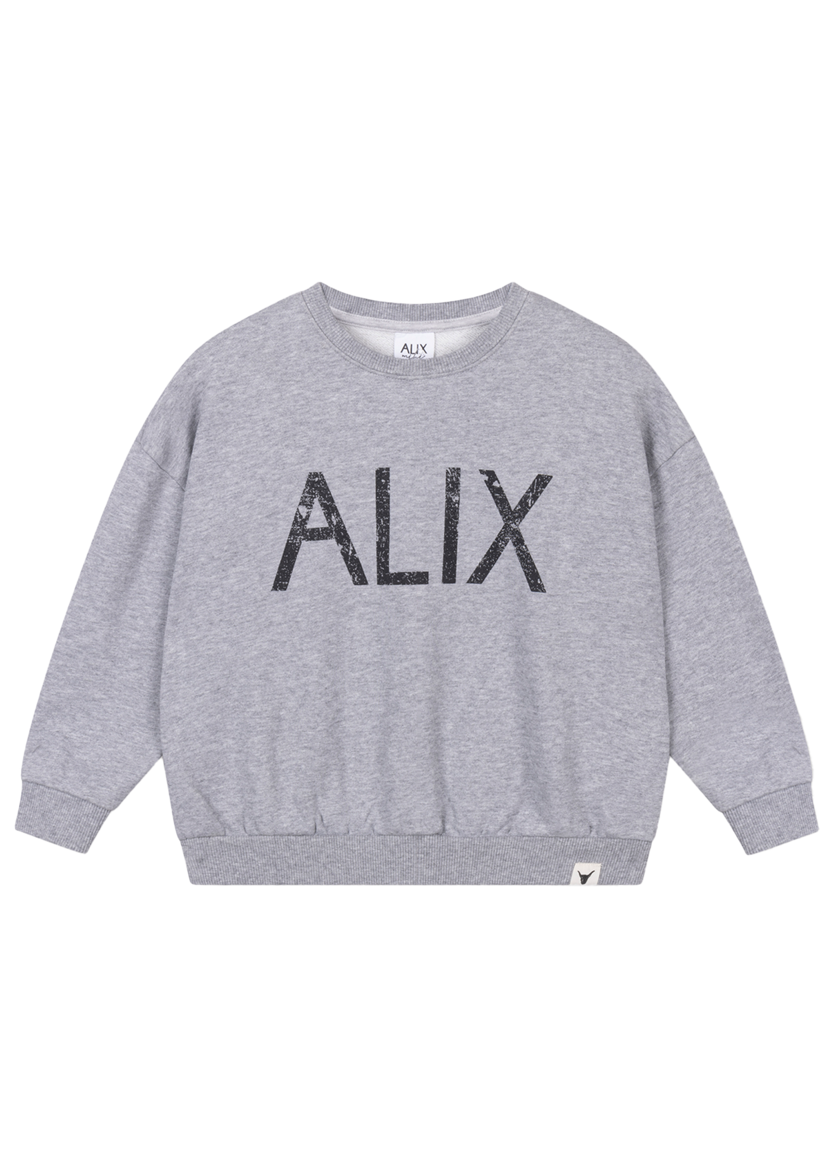 Alix Mini Knitted World Tour Sweater | Soft Grey Melange