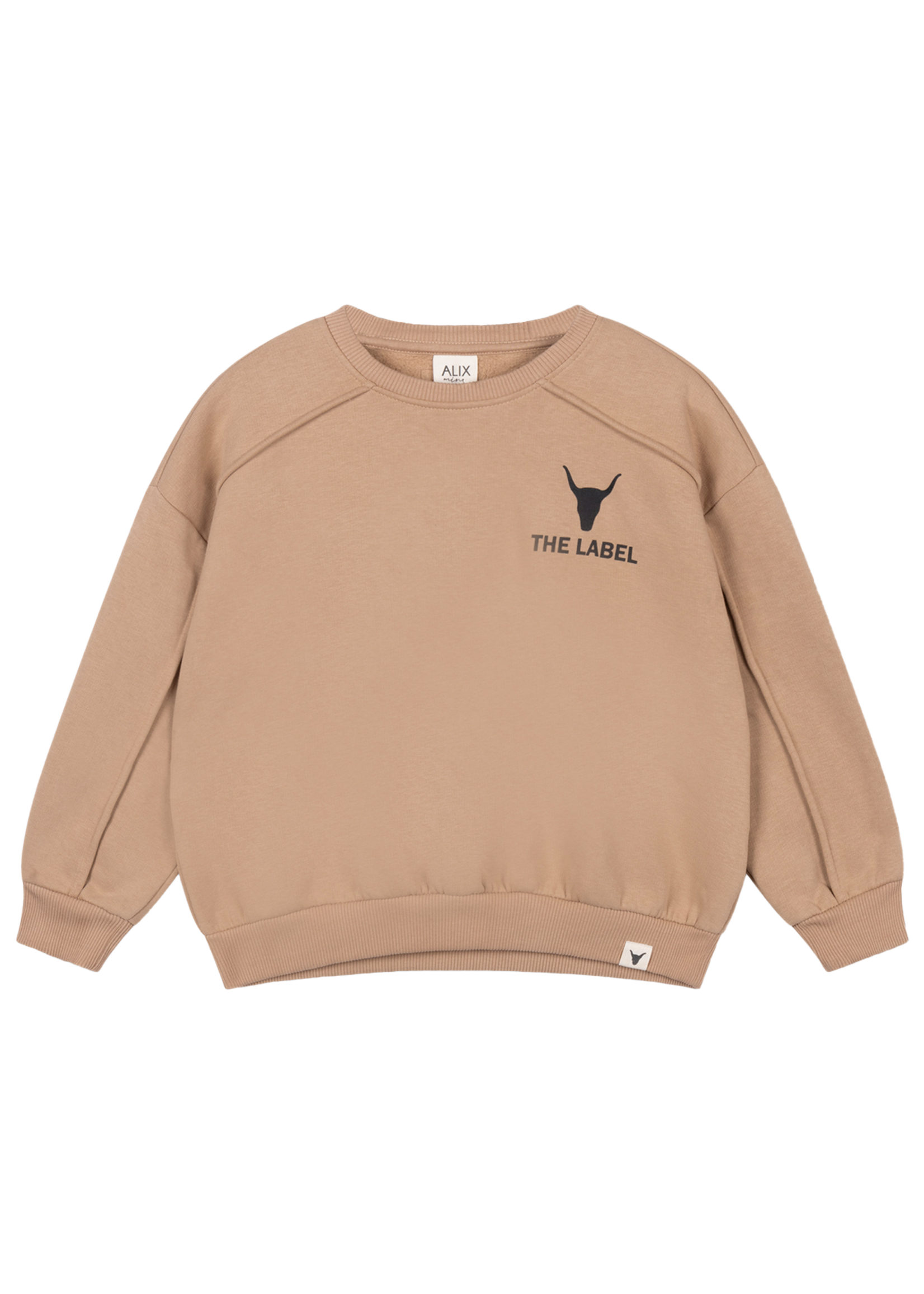 Alix Mini Knitted Pintuck Sweater | Sand