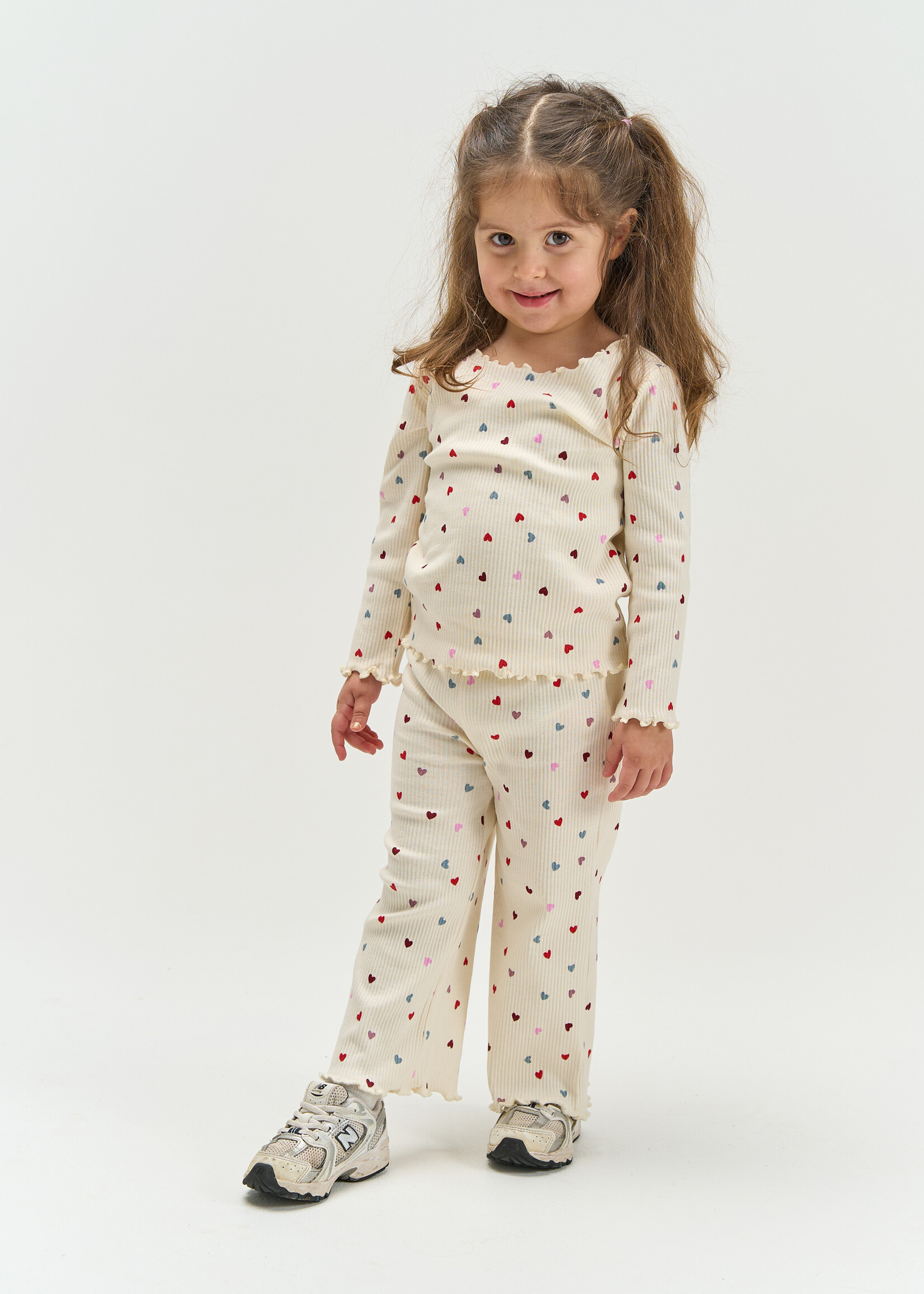The New Siblings Vera Rib Set | Gardenia