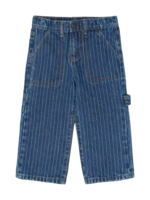 The New Siblings Vilfredo Baggy Fit Worker Jeans | Medium Blue Denim