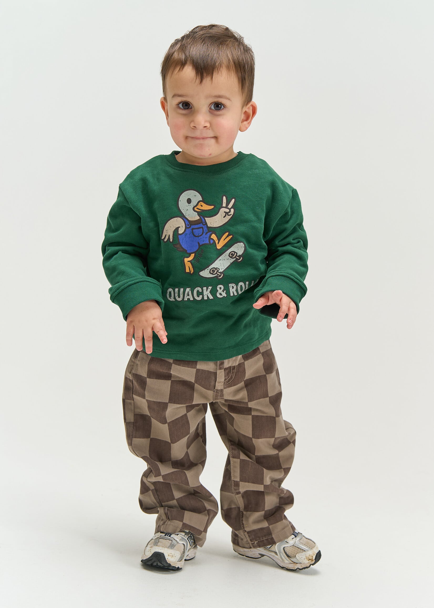 The New Siblings Vondell Baggy Fit Jeans | Taupe Gray