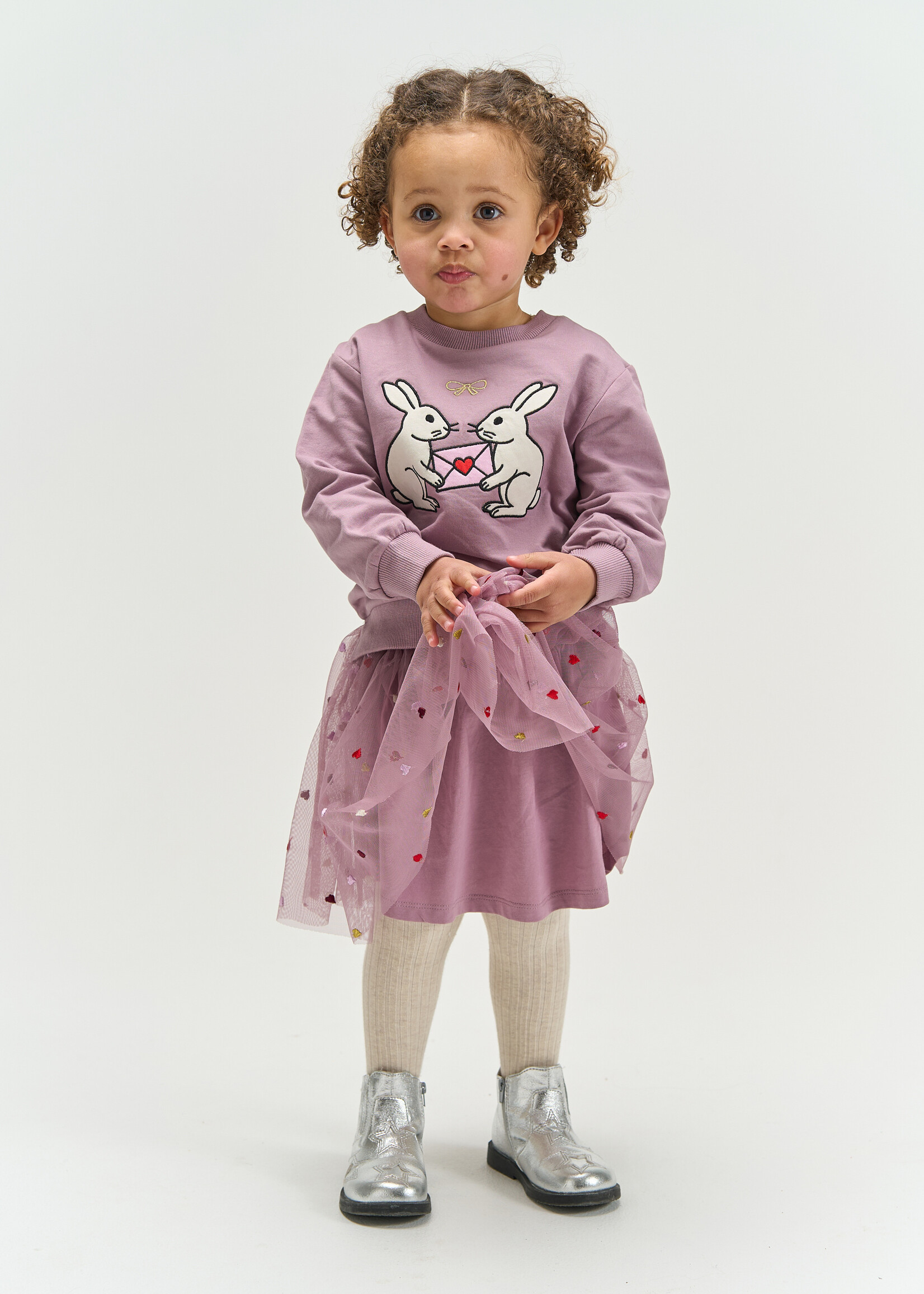 The New Siblings Vadia Mesh Skirt | Elderberry