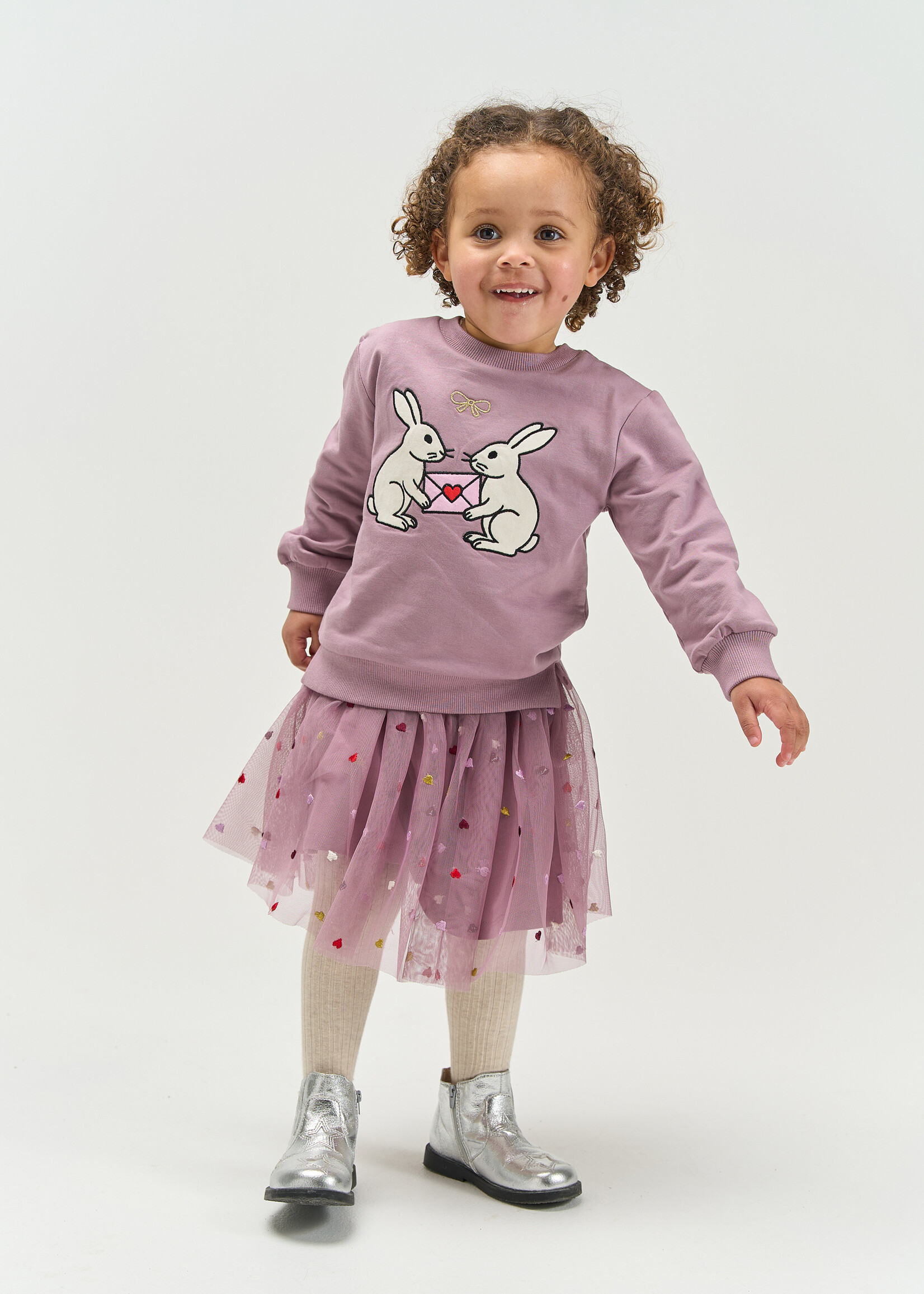The New Siblings Vadia Mesh Skirt | Elderberry
