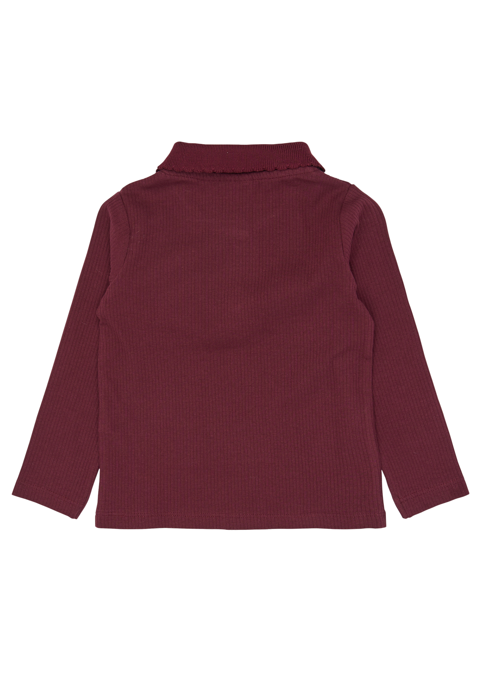 The New Siblings Vernina Rib Polo | Burgundy
