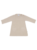 Klein Baby Dress Hearts Beige Melange