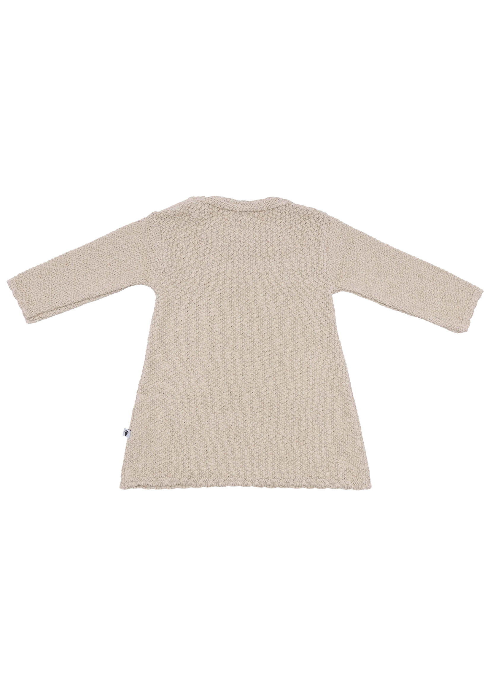 Klein Baby Dress Hearts Beige Melange