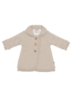 Klein Baby Jacket Knitted A-Line Beige Melange