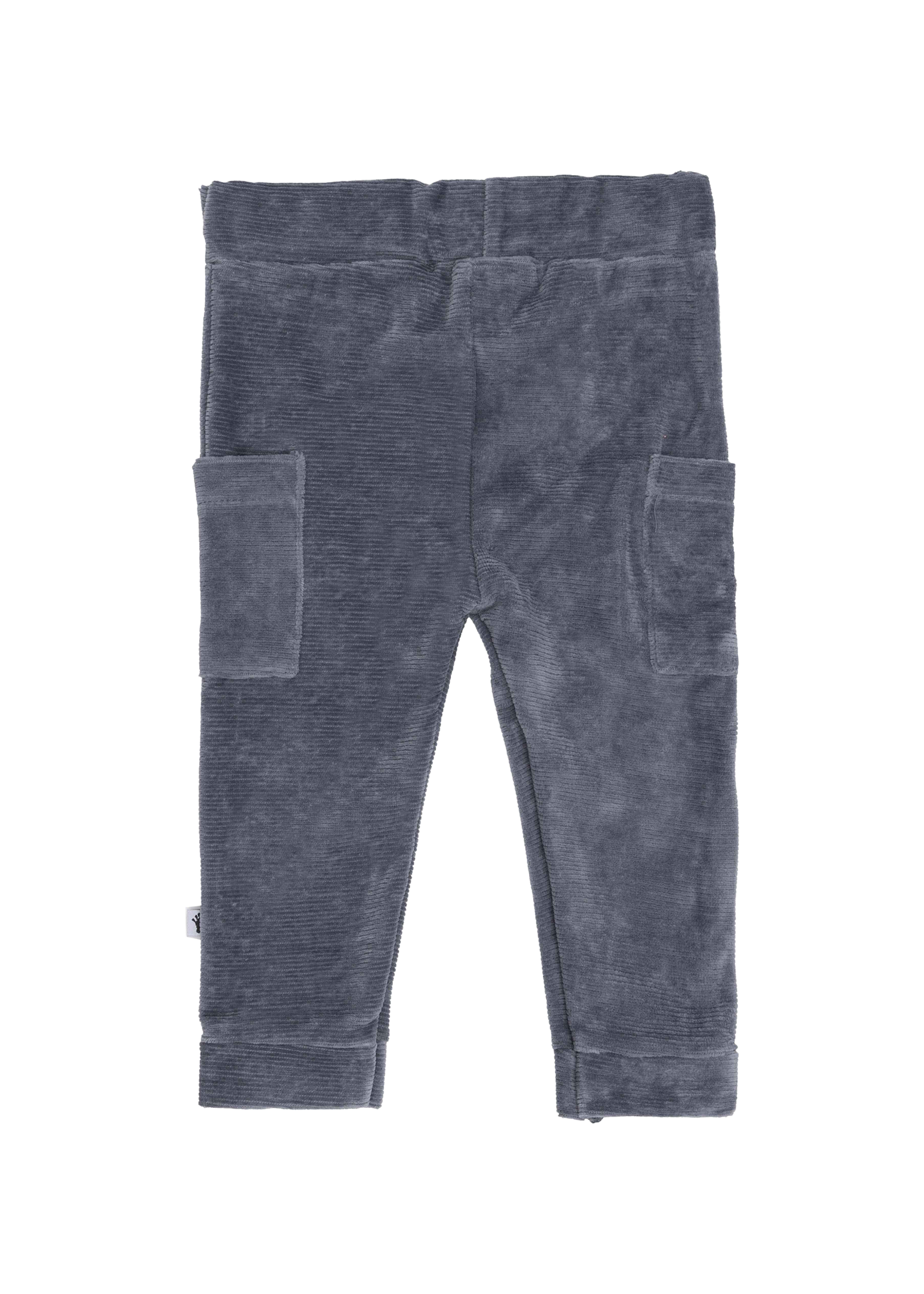 Klein Baby Trouser Pockets Rib Blue-Grey