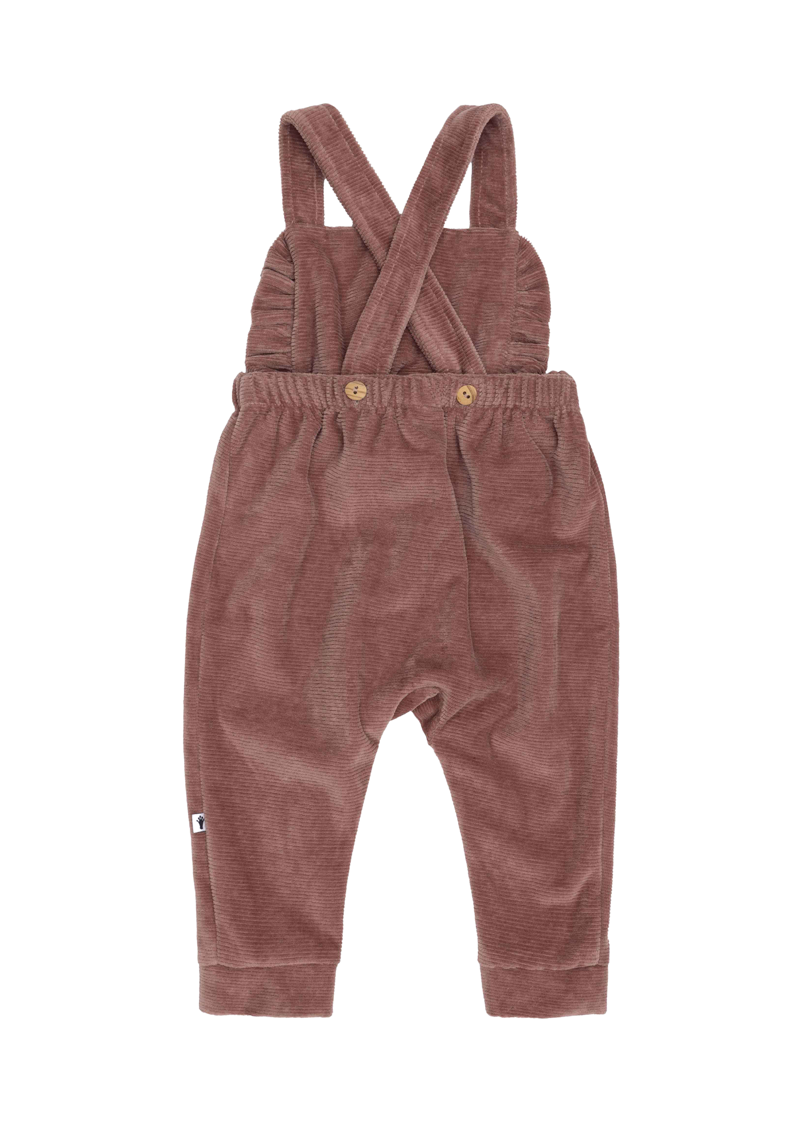 Klein Baby Jumpsuit Rib Reddish Brown