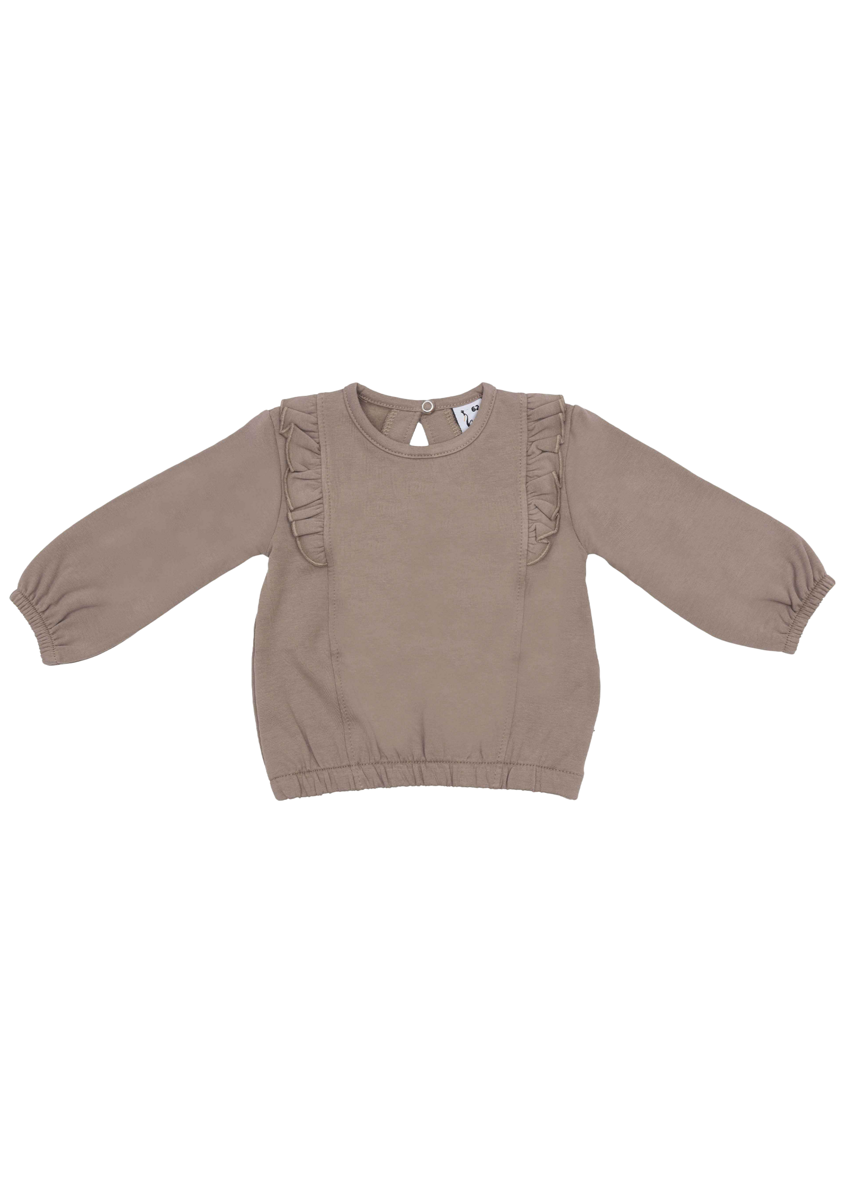 Klein Baby Sweater Ruffle Brown AW26