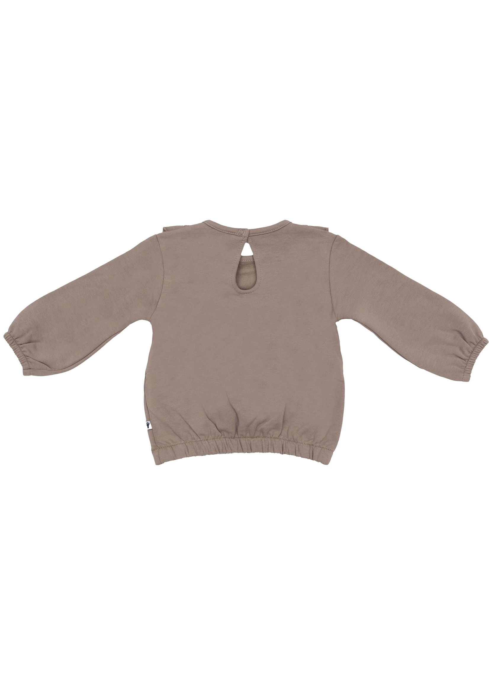 Klein Baby Sweater Ruffle Brown AW26