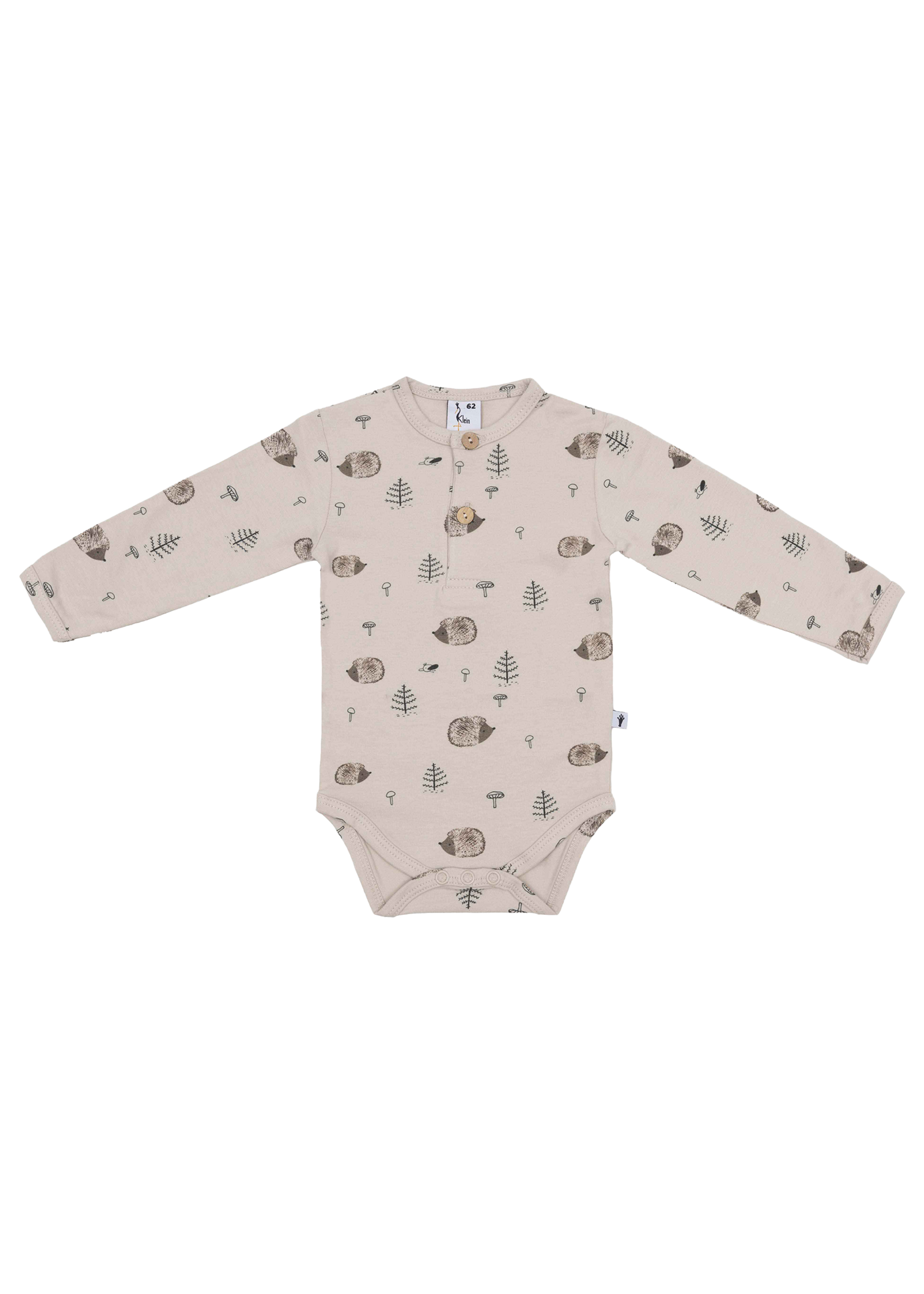 Klein Baby Body Longlseeve AOP Hedgehog