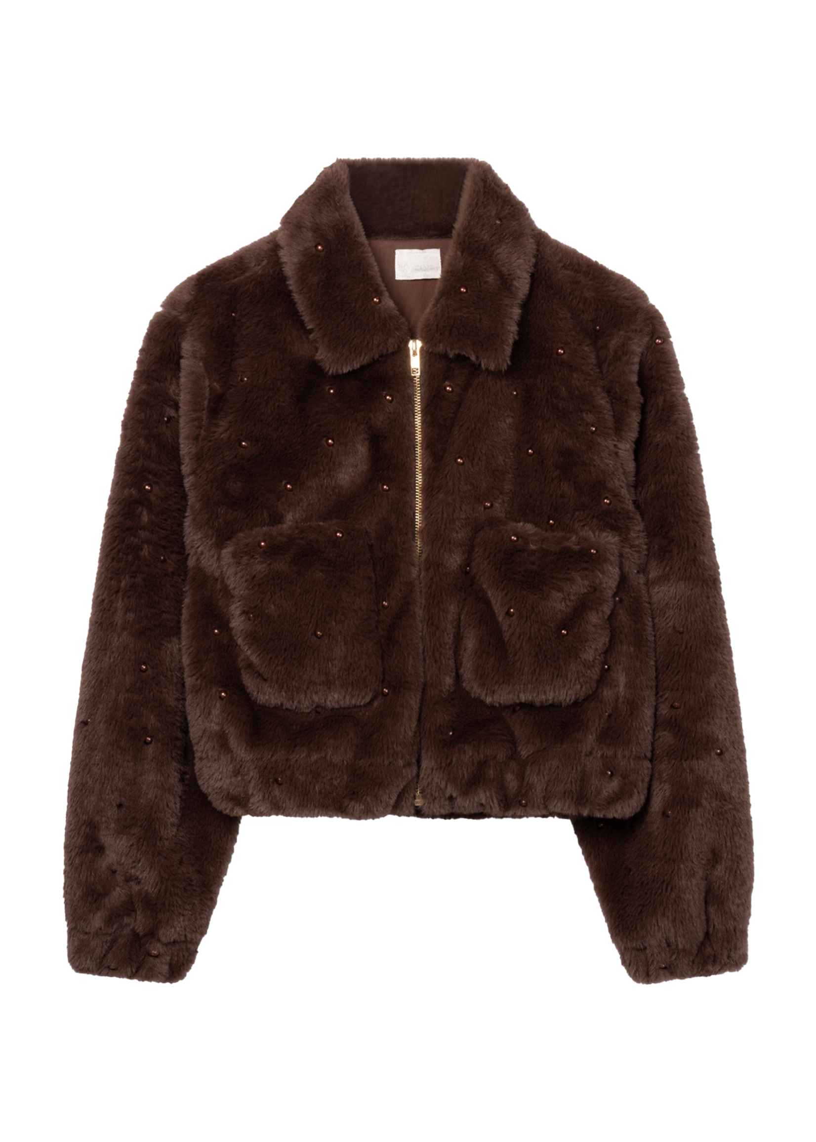 Aaiko Girls Lione Fur Pes | Fudge