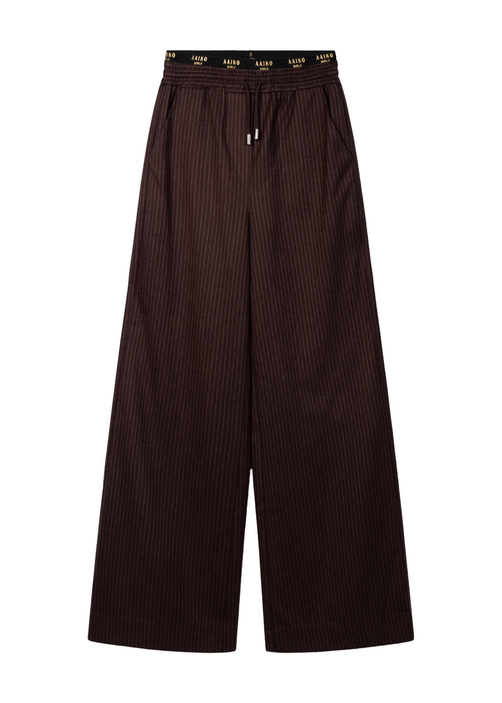 Aaiko Girls Esila Pinstripe | Fudge