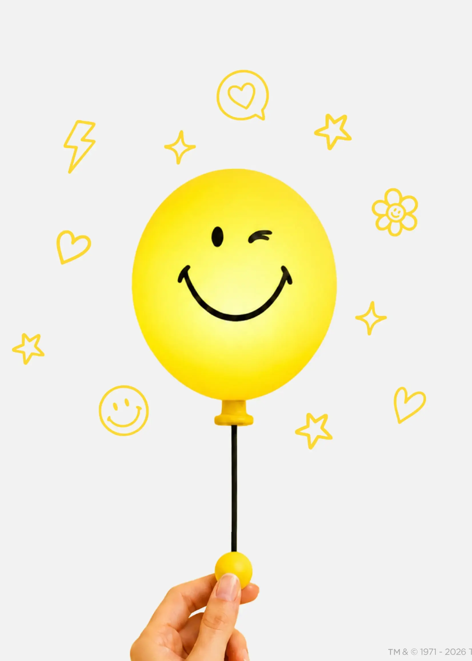 Mobility On Board Bubbly light smiley – Yellow