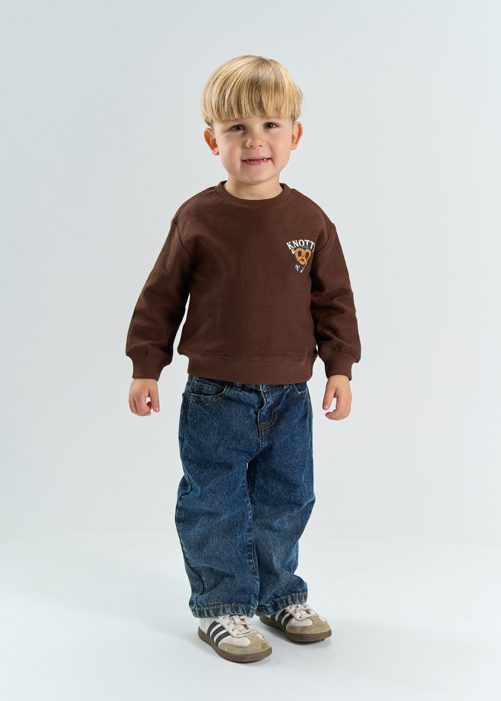 The New Siblings Yannick OS Sweatshirt | Chestnut