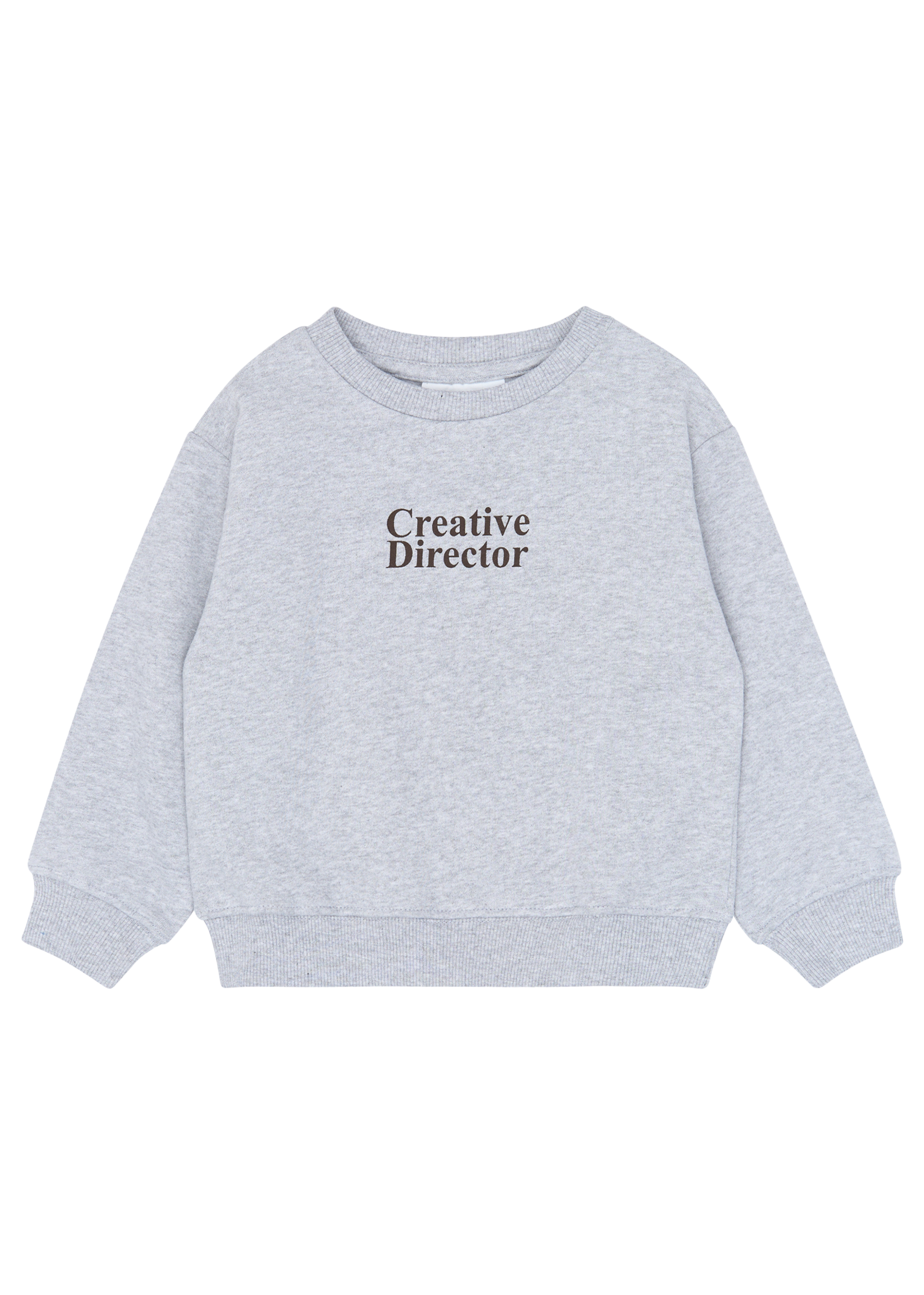 The New Siblings Yaso Melange OS Sweatshirt | Light grey melange