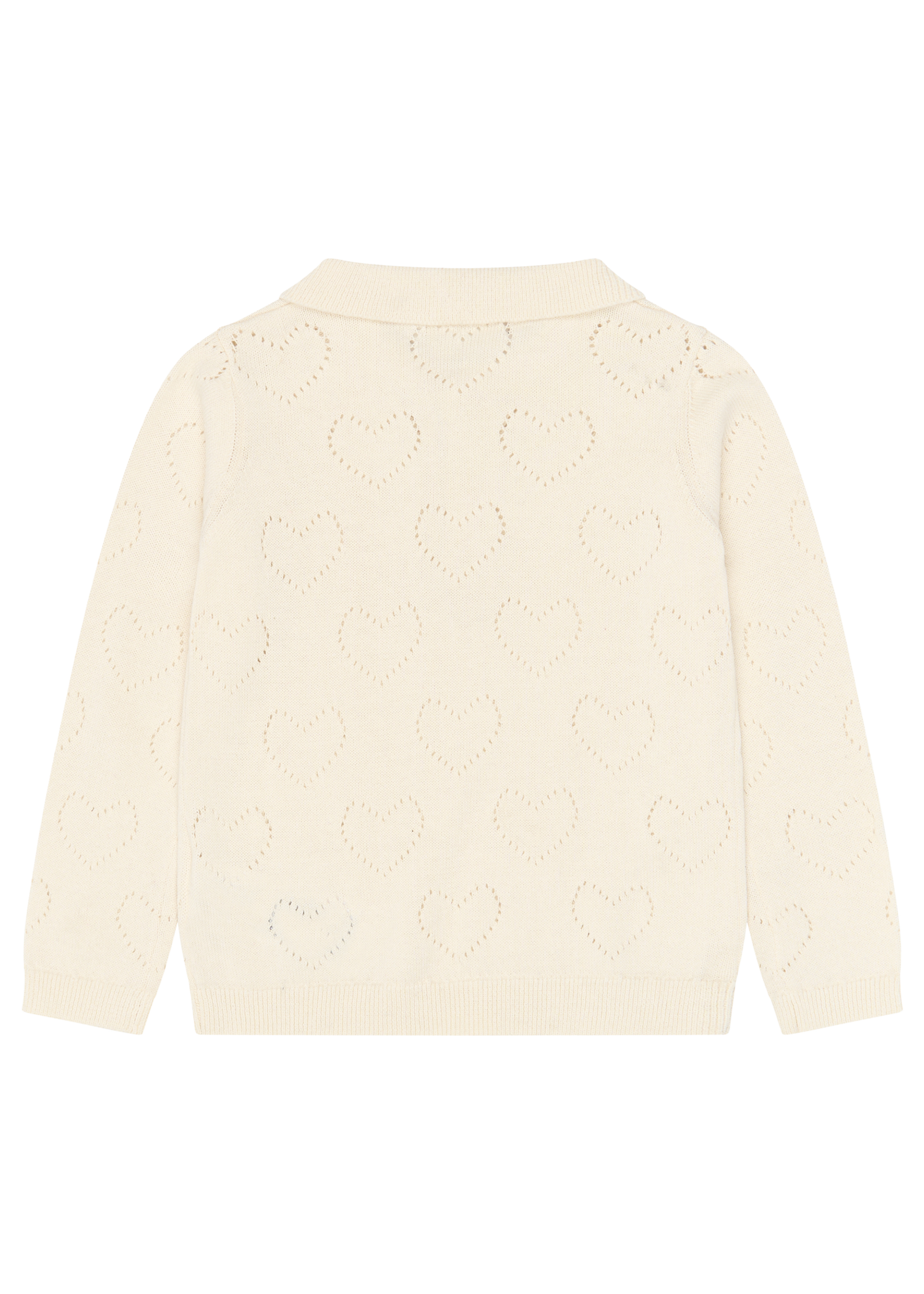 The New Siblings Ynessa L_S Knit Polo | Gardenia