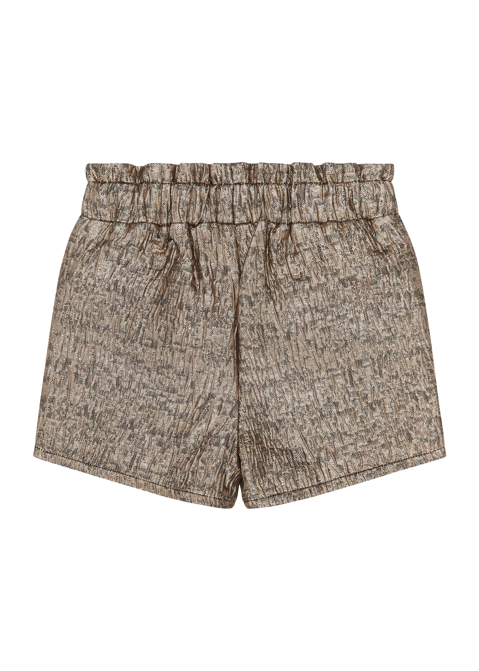 The New Siblings Yulia Jacquard Shorts | Gold
