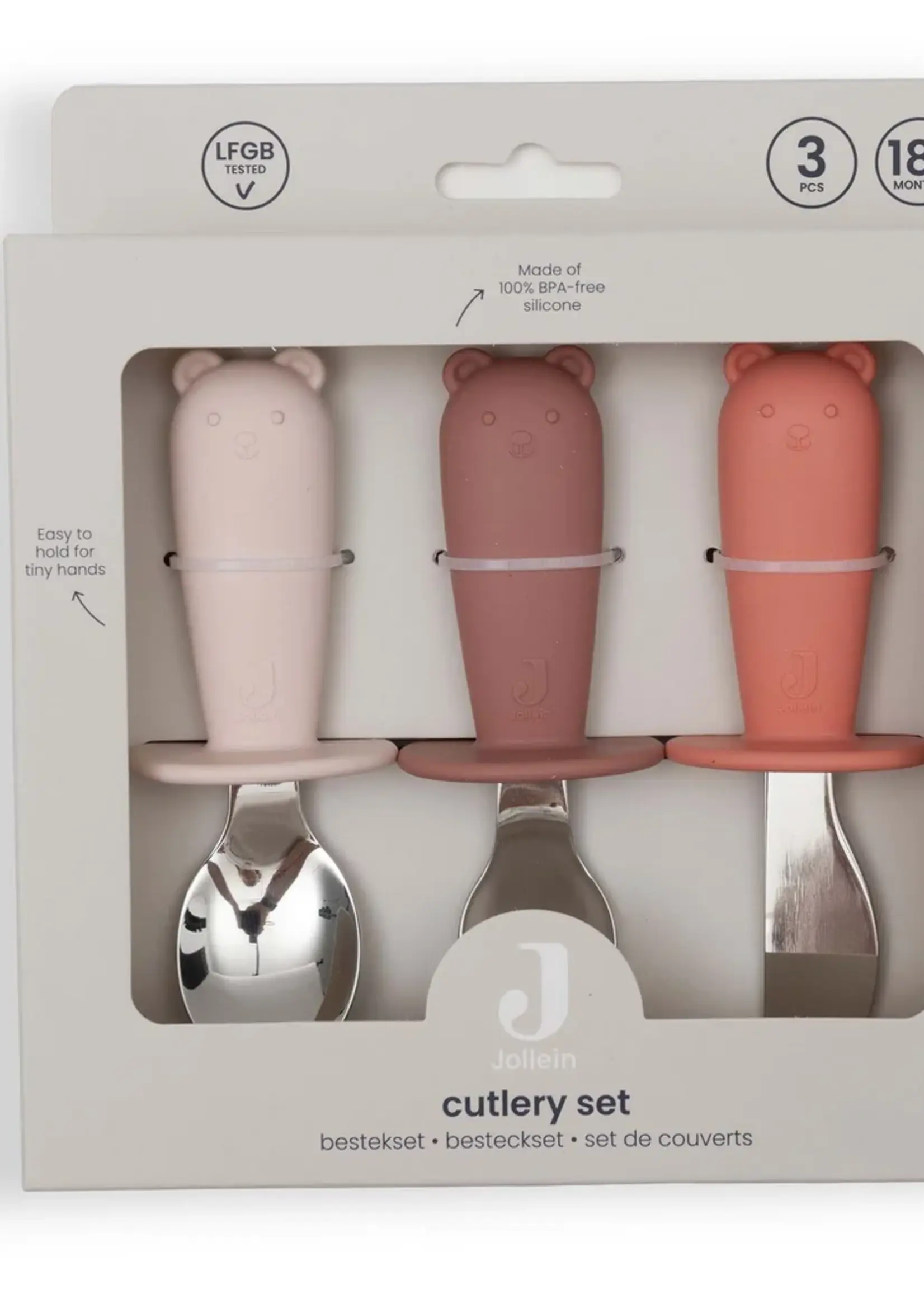 Jollein Bestekset Siliconen - Blush Shades