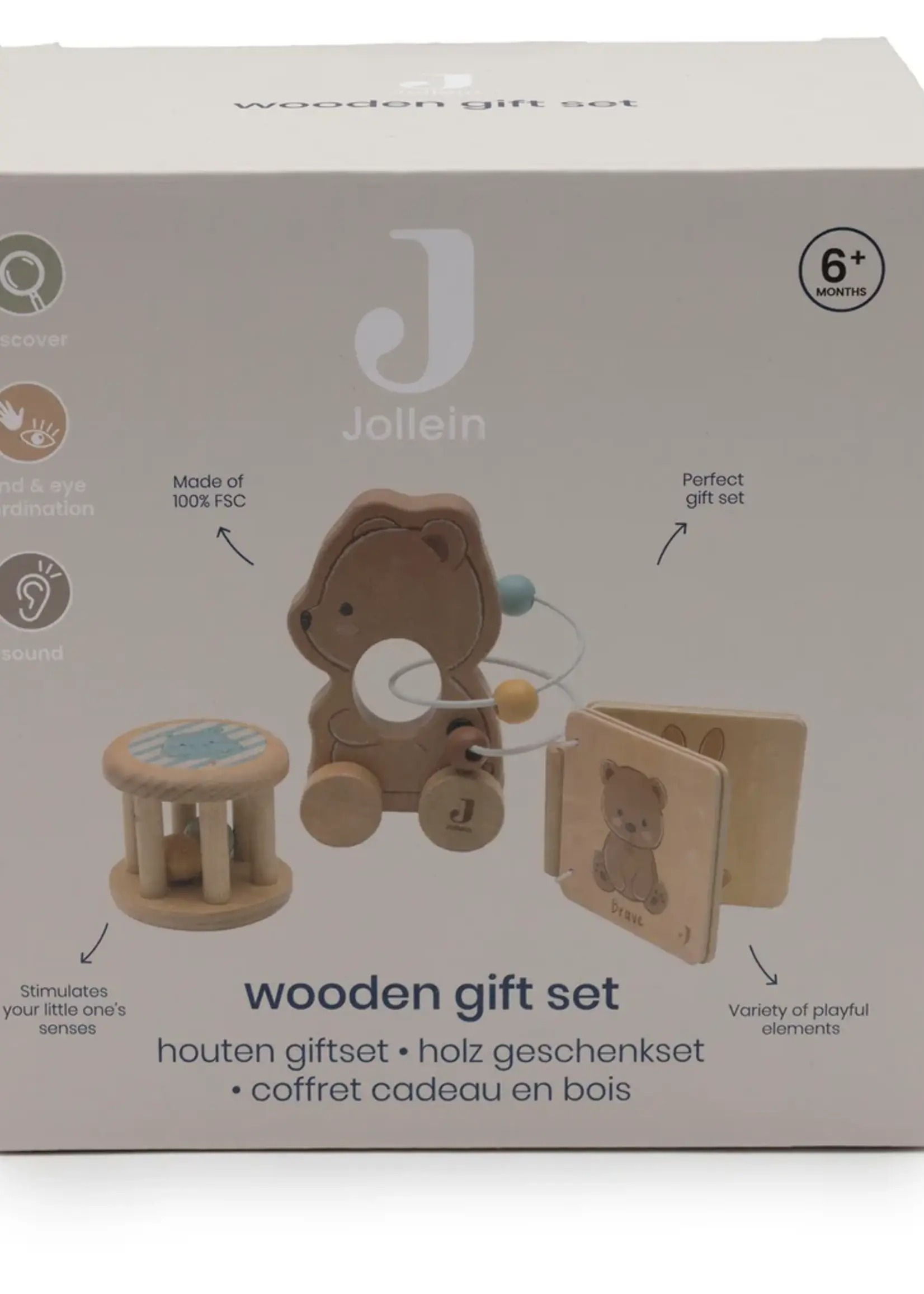 Jollein Houten Giftset - Bear Brave