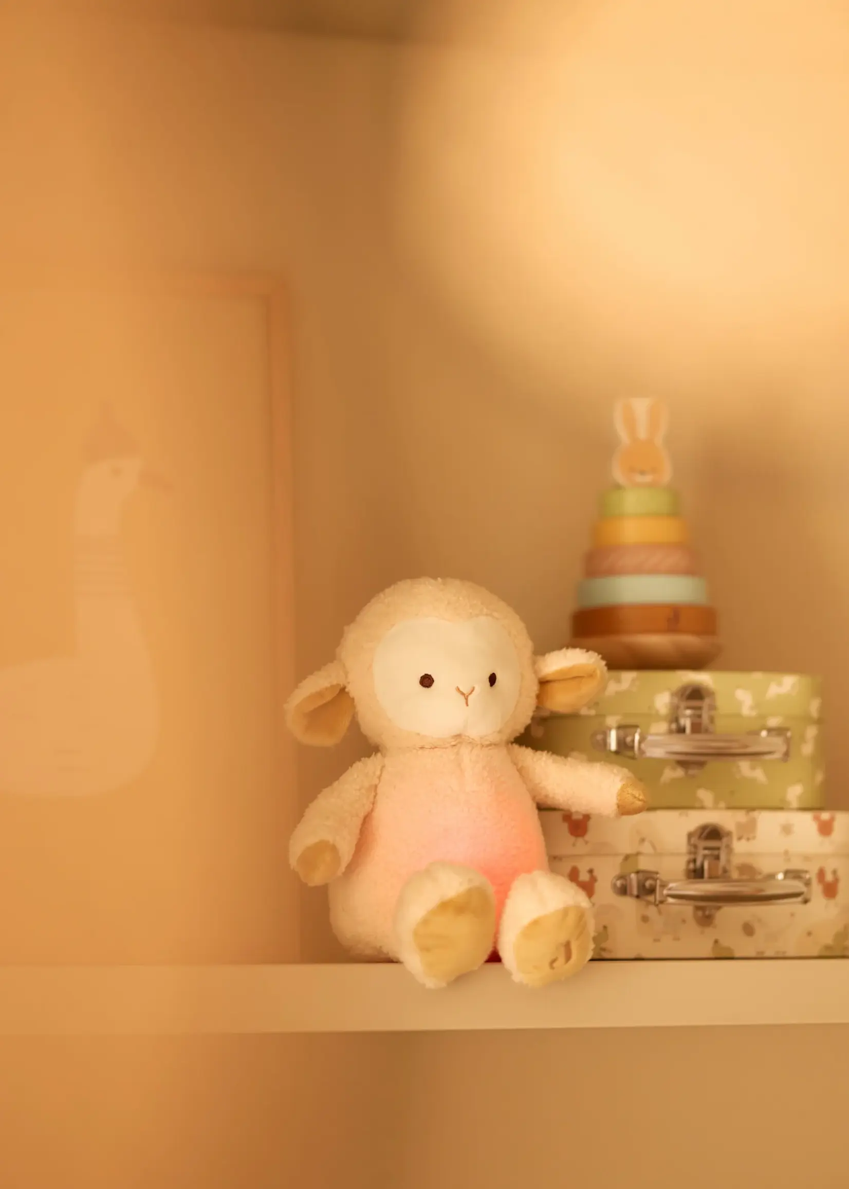 Jollein Knuffel met Licht en Geluid - Sheep Sonny