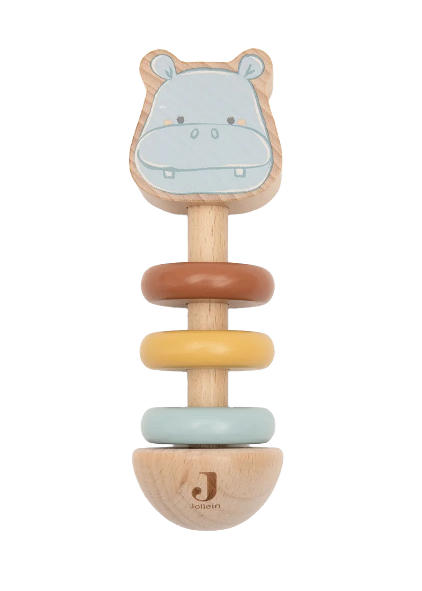 Jollein Houten Rammelaar - Hippo Happy