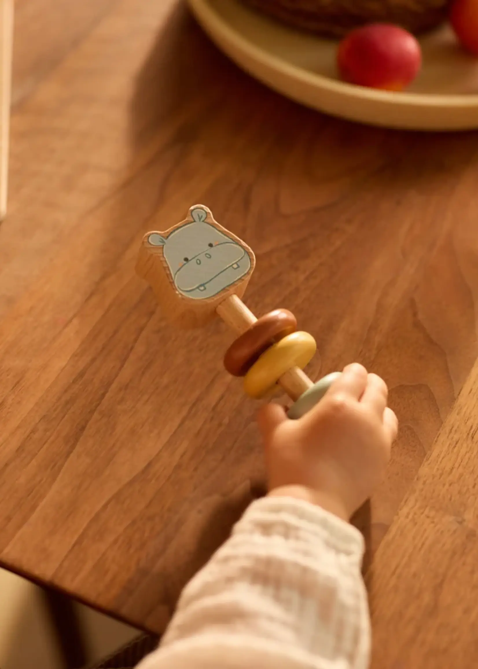 Jollein Houten Rammelaar - Hippo Happy