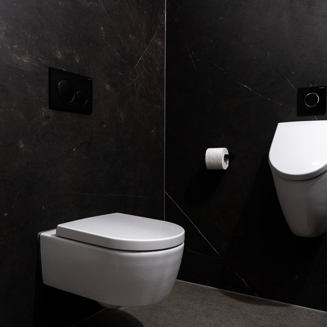 Toilet met Marble Black